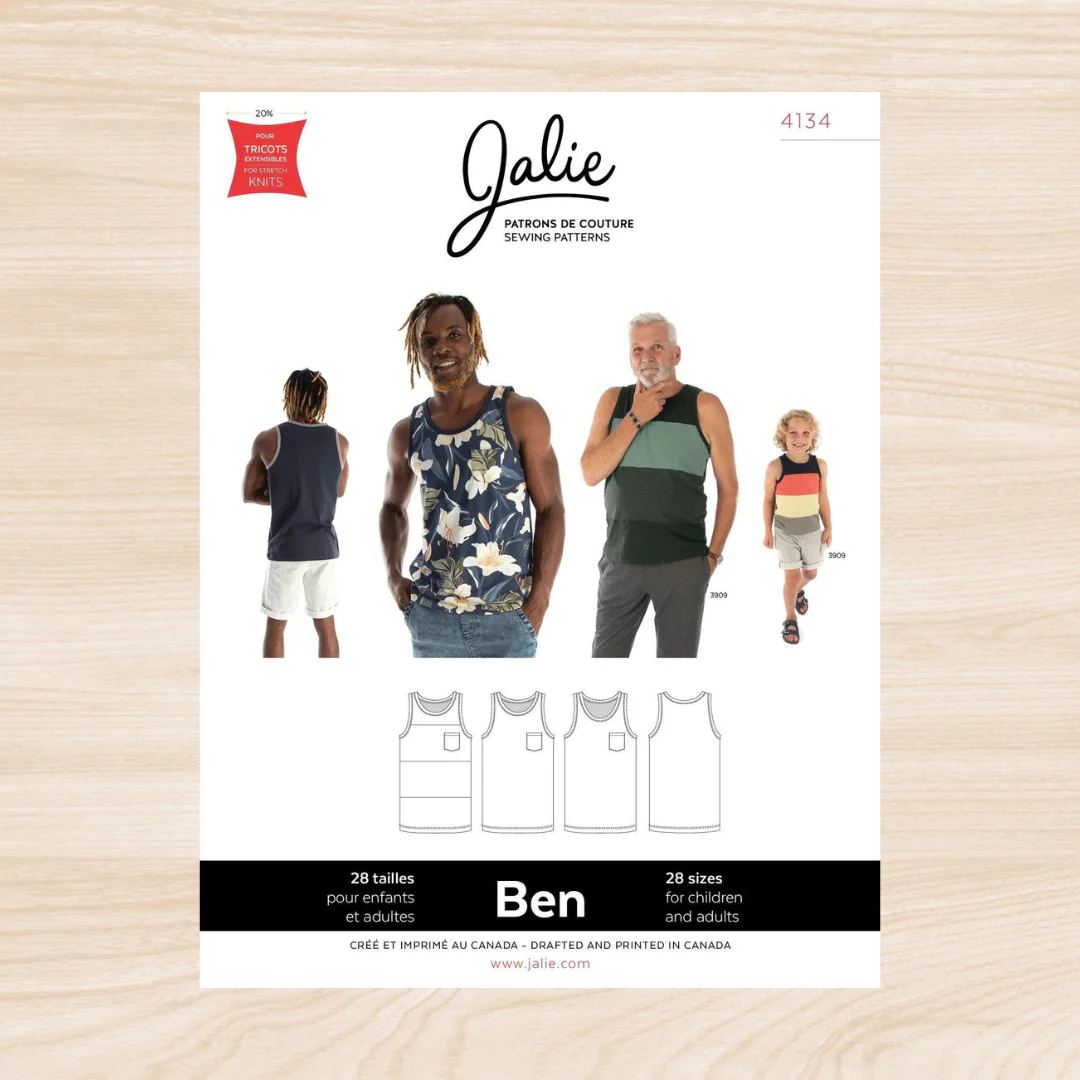 Jalie 4134 - Ben Tank Top 2yrs - 2XL