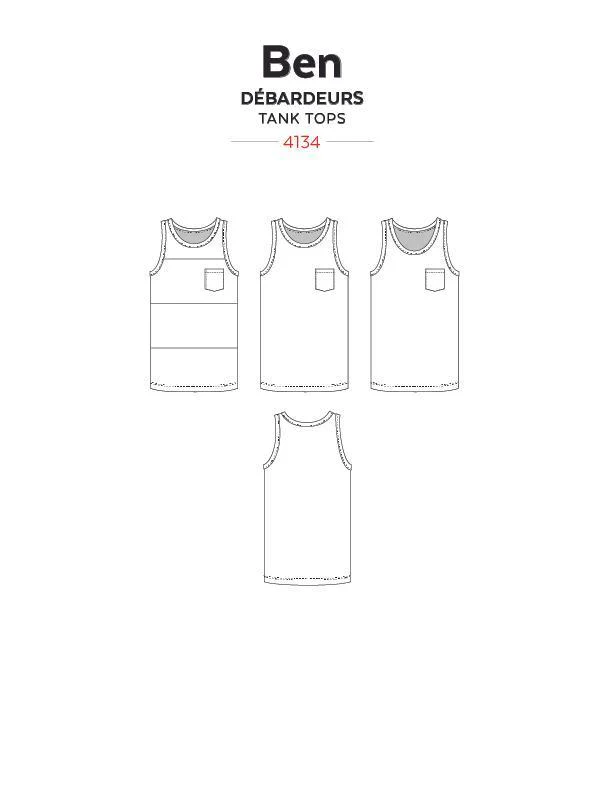 Jalie 4134 - Ben Tank Top 2yrs - 2XL - Image 8