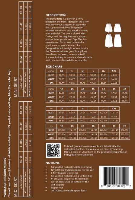 Friday Pattern Company Bernadette Skirt XS-7X - Image 7