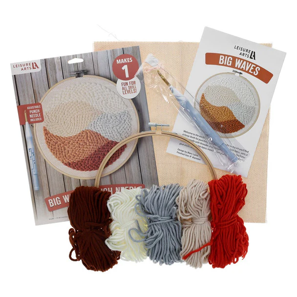 Big Waves Punch Needle Kit - Image 4