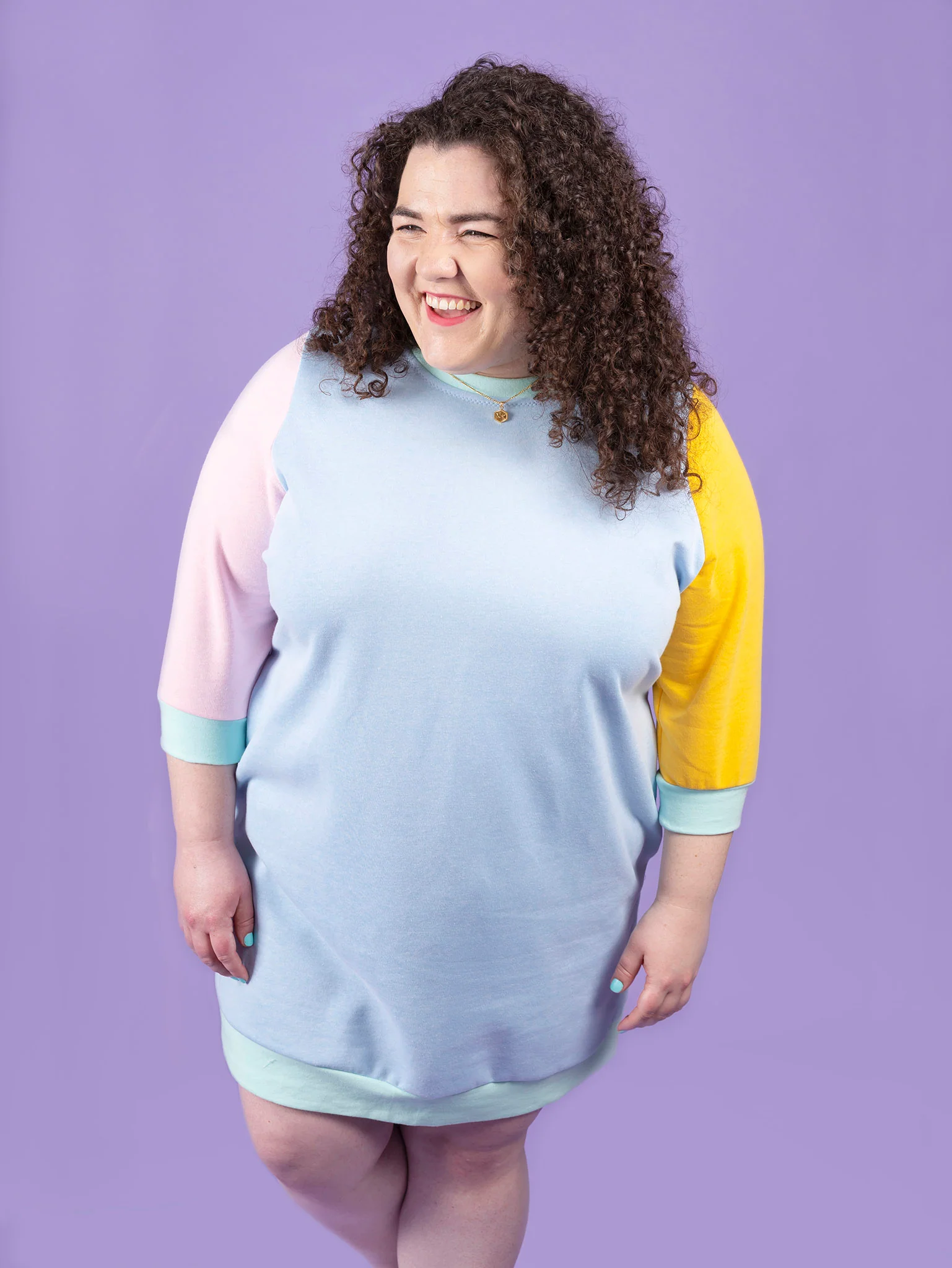 Tilly & The Buttons Billie Sweatshirt Dress 2-30 - Image 10