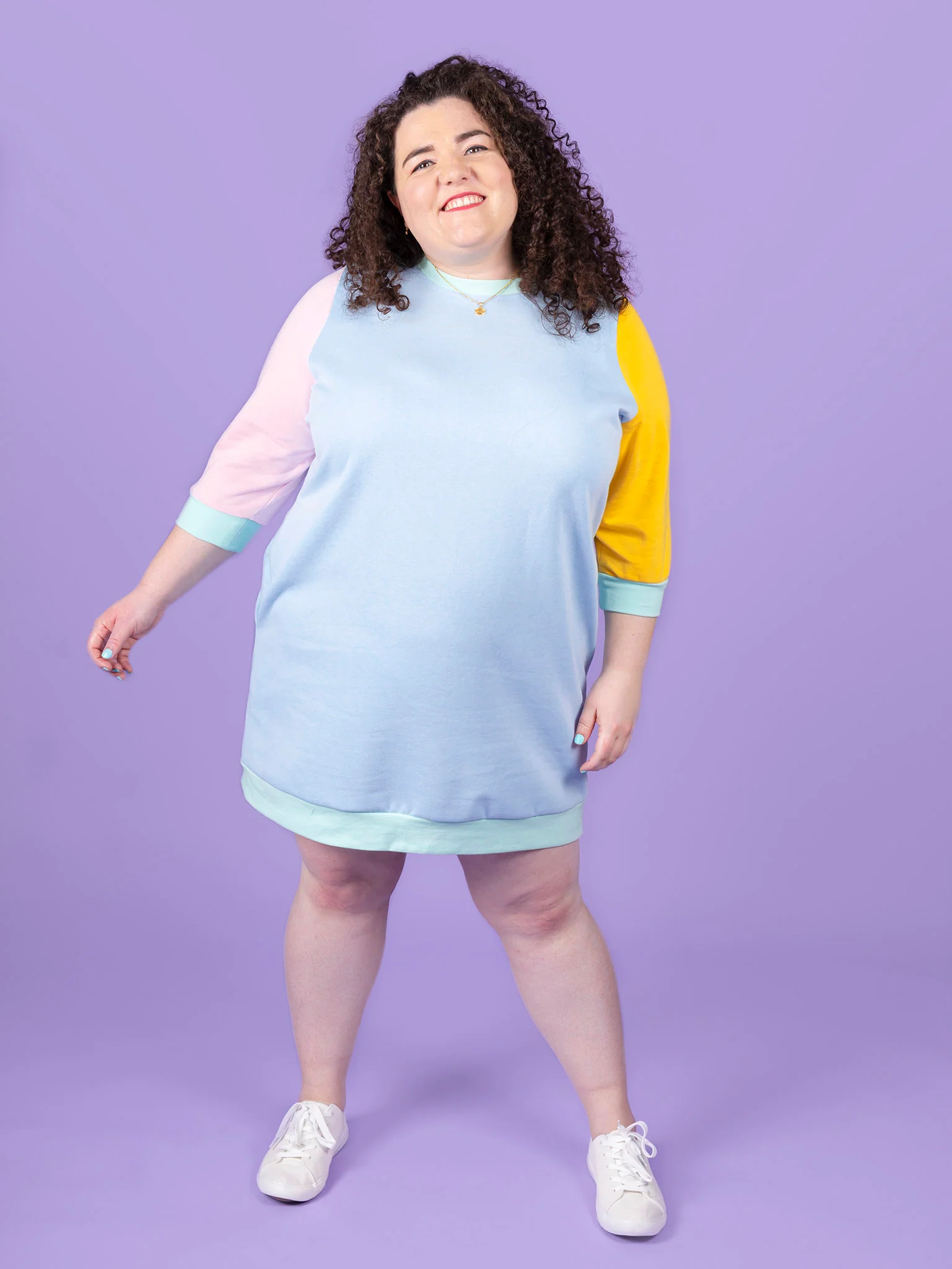 Tilly & The Buttons Billie Sweatshirt Dress 2-30 - Image 11