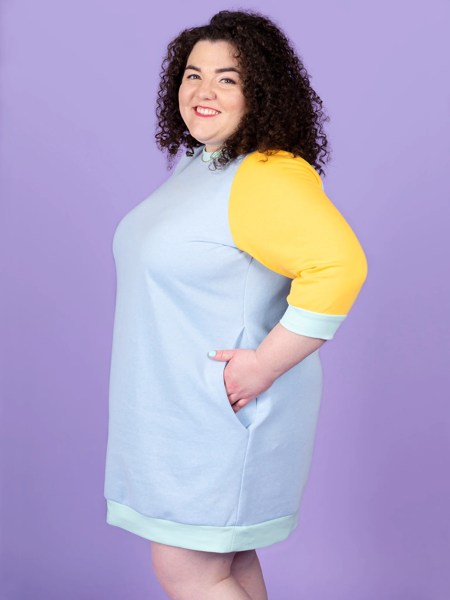 Tilly & The Buttons Billie Sweatshirt Dress 2-30 - Image 12