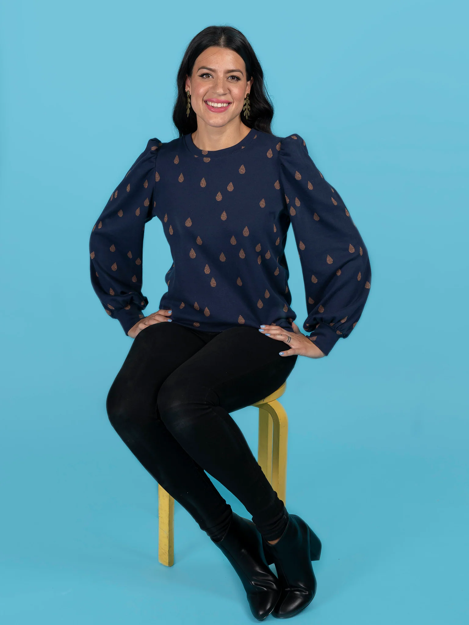 Tilly & The Buttons Billie Sweatshirt Dress 2-30 - Image 22