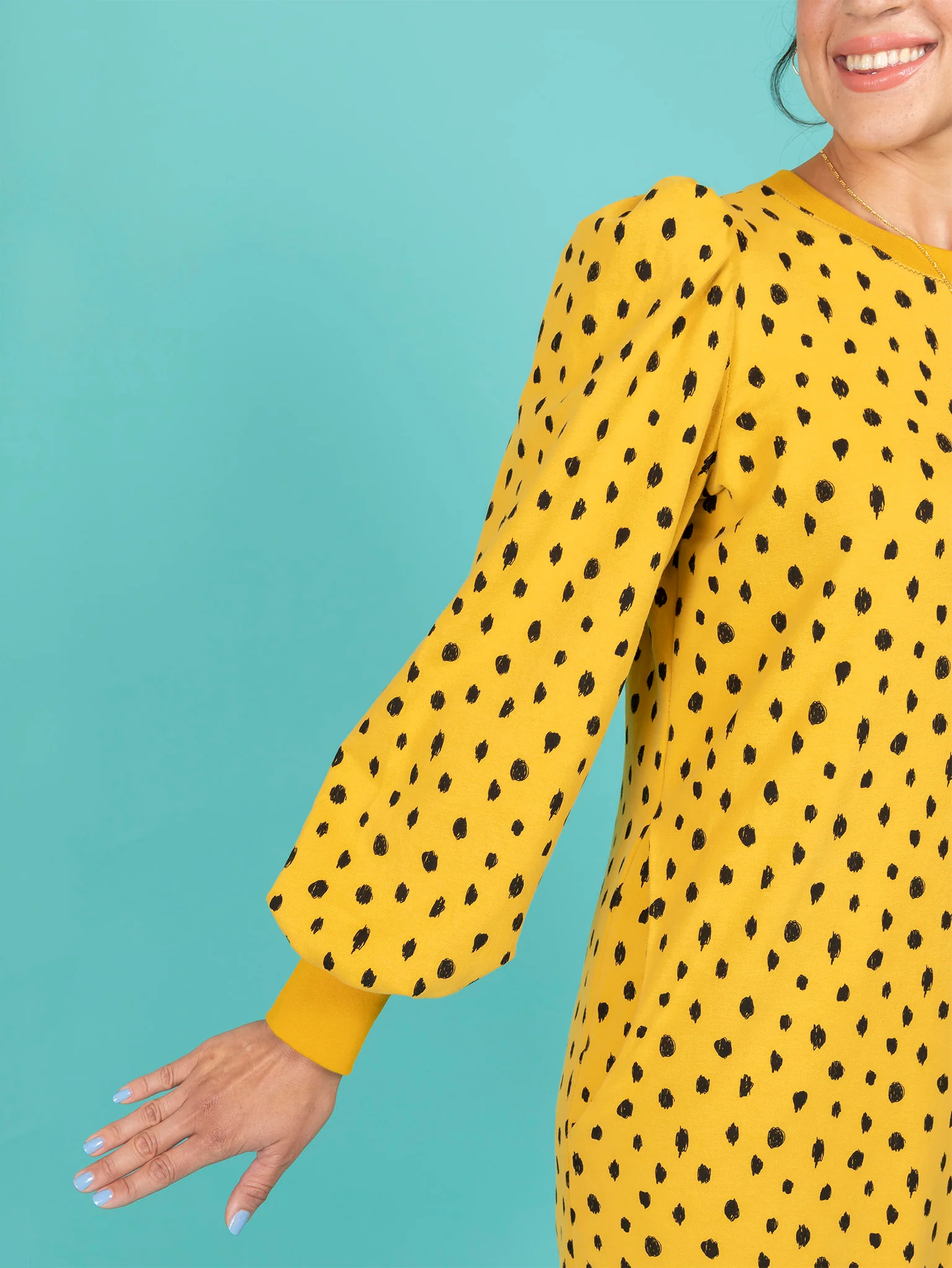 Tilly & The Buttons Billie Sweatshirt Dress 2-30 - Image 8