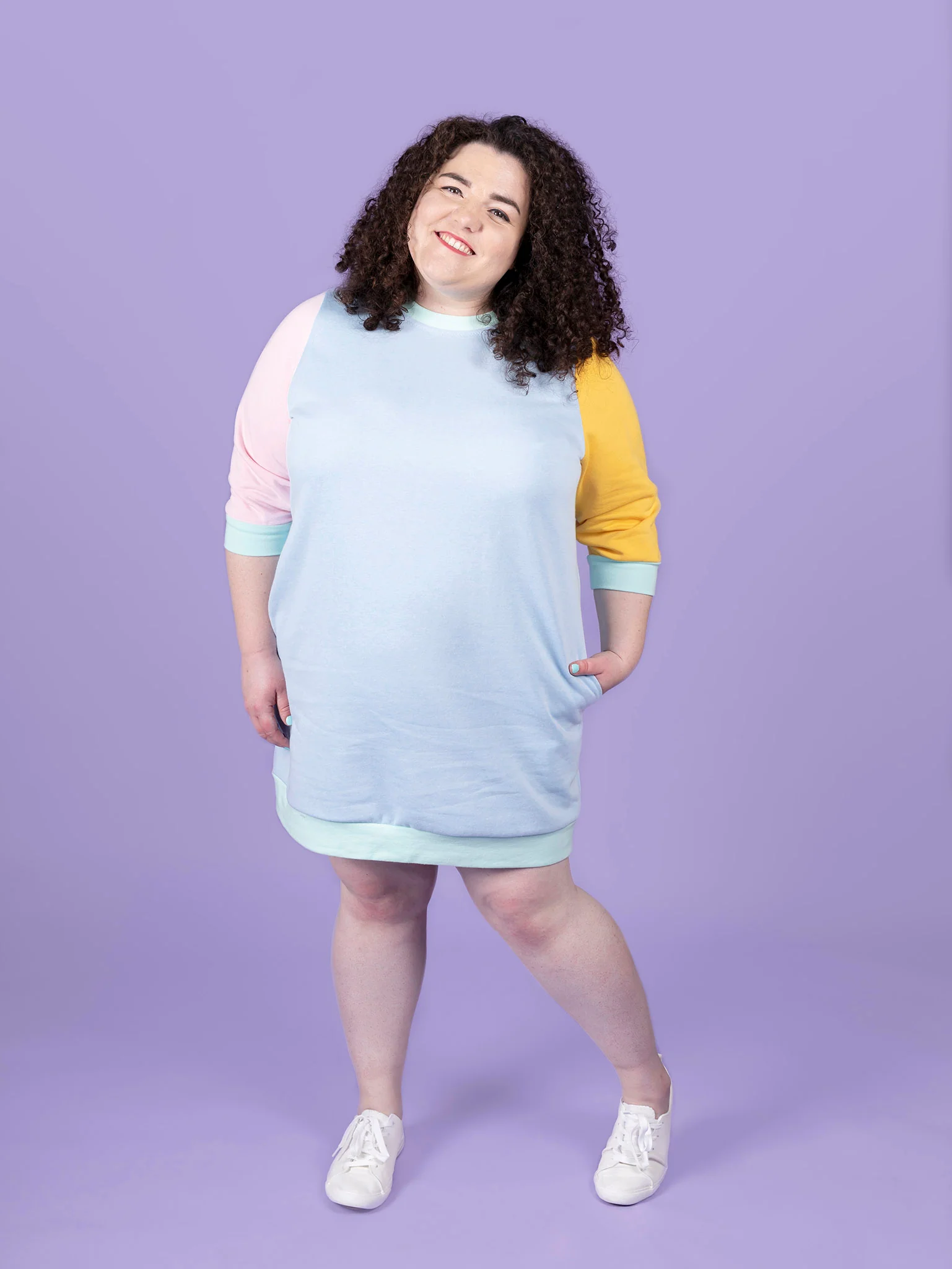 Tilly & The Buttons Billie Sweatshirt Dress 2-30 - Image 9