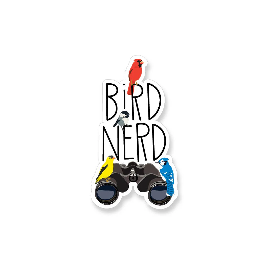 "Bird Nerd" Sticker