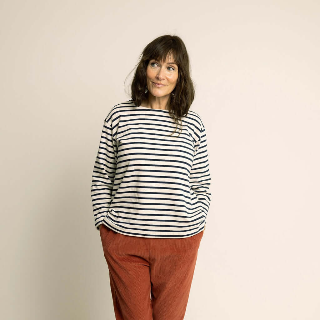 Wardrobe By Me Boatneck Blouse - 2XS-4XL - PDF Pattern