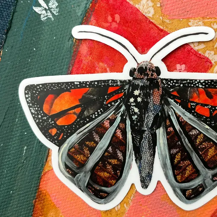 Boho Monarch Butterfly Sticker - Image 2