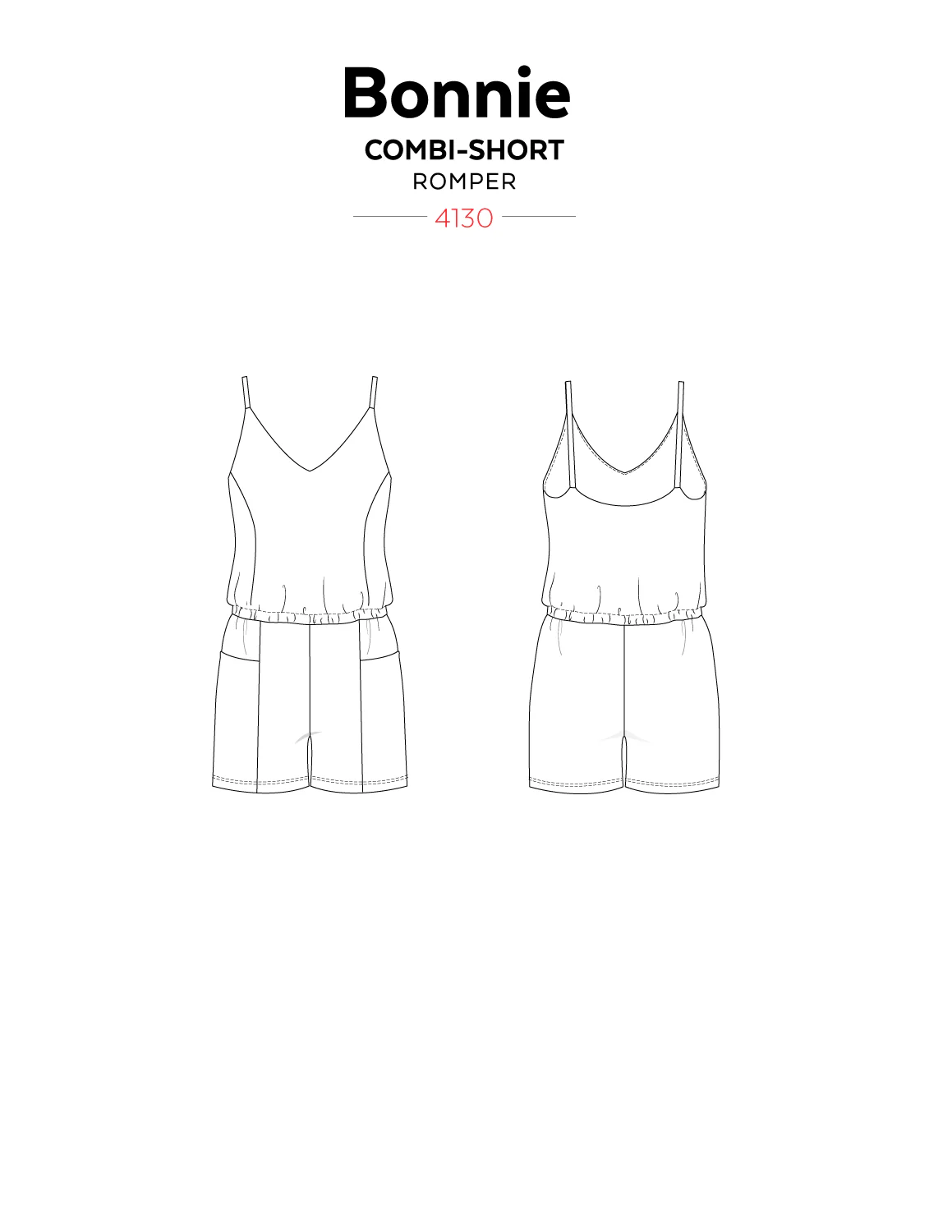 Jalie 4130 - Bonnie Romper 2yrs - 2XL - Image 3