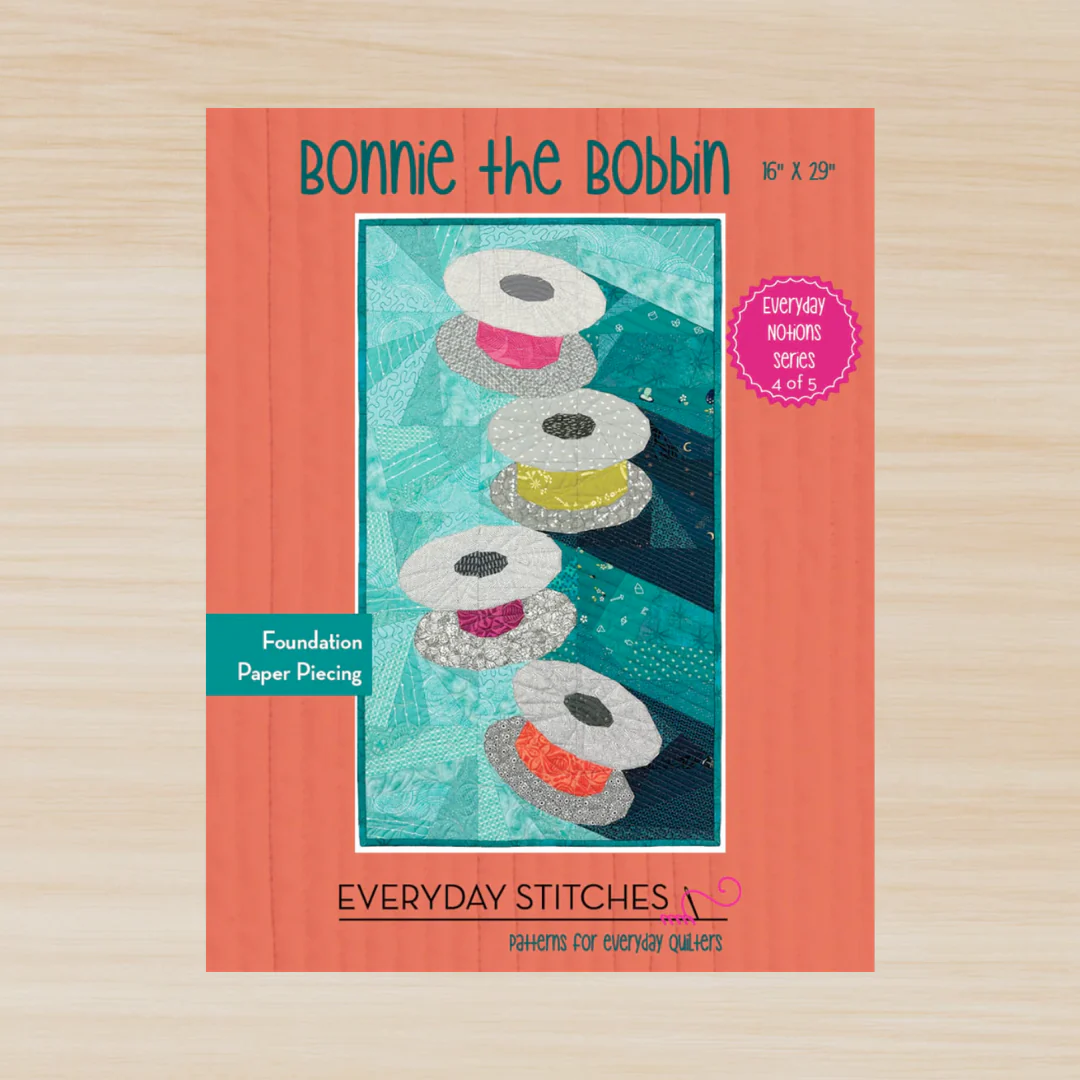 Bonnie the Bobbin Wall Hanging Paper Piecing Pattern