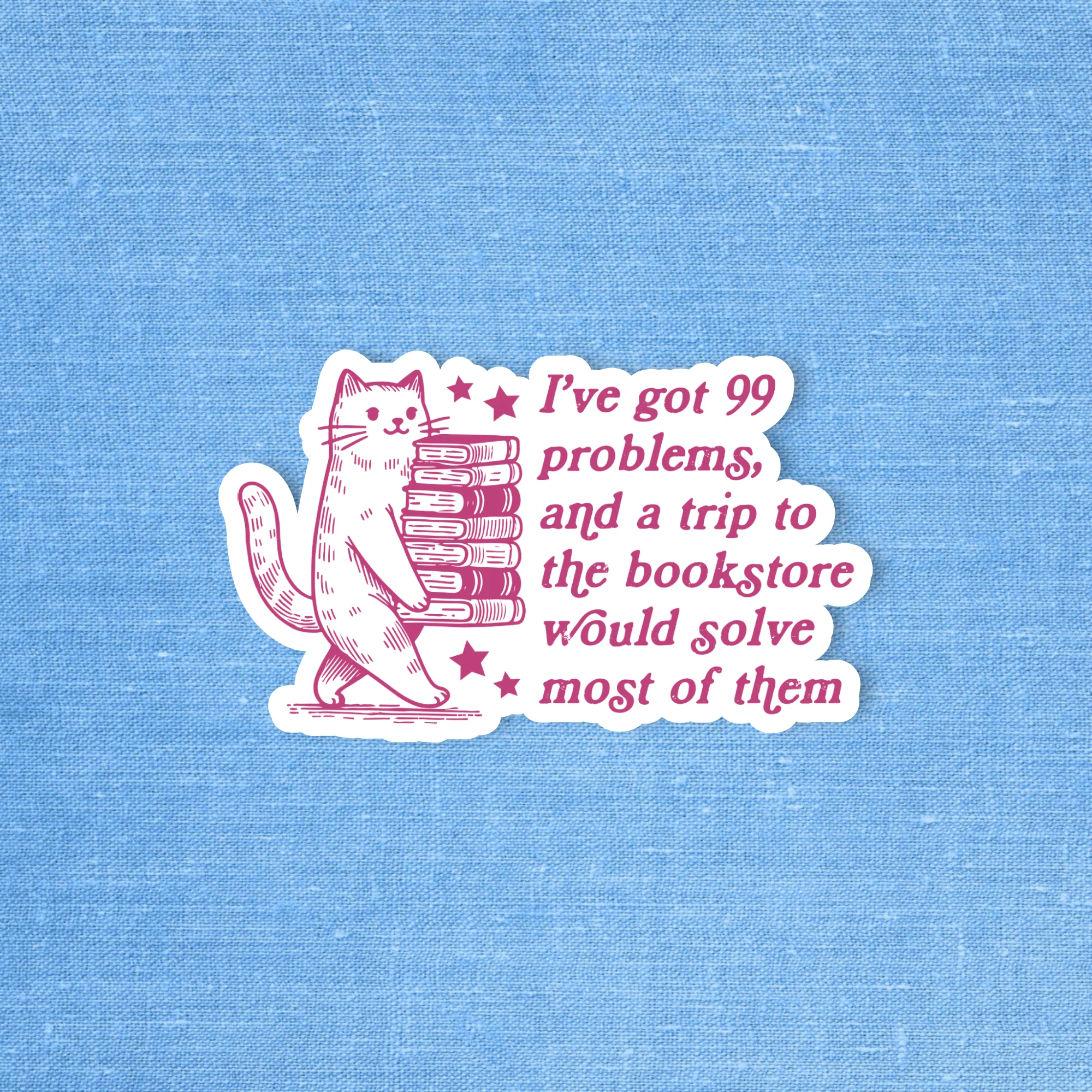 "Trip to the Bookstore" Sticker