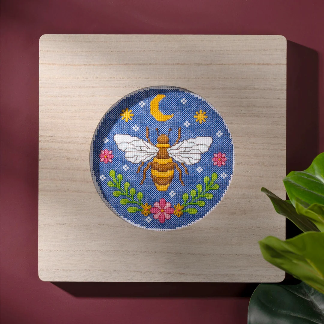 Bucilla Expressive Bee Cross Stitch Kit - Image 3