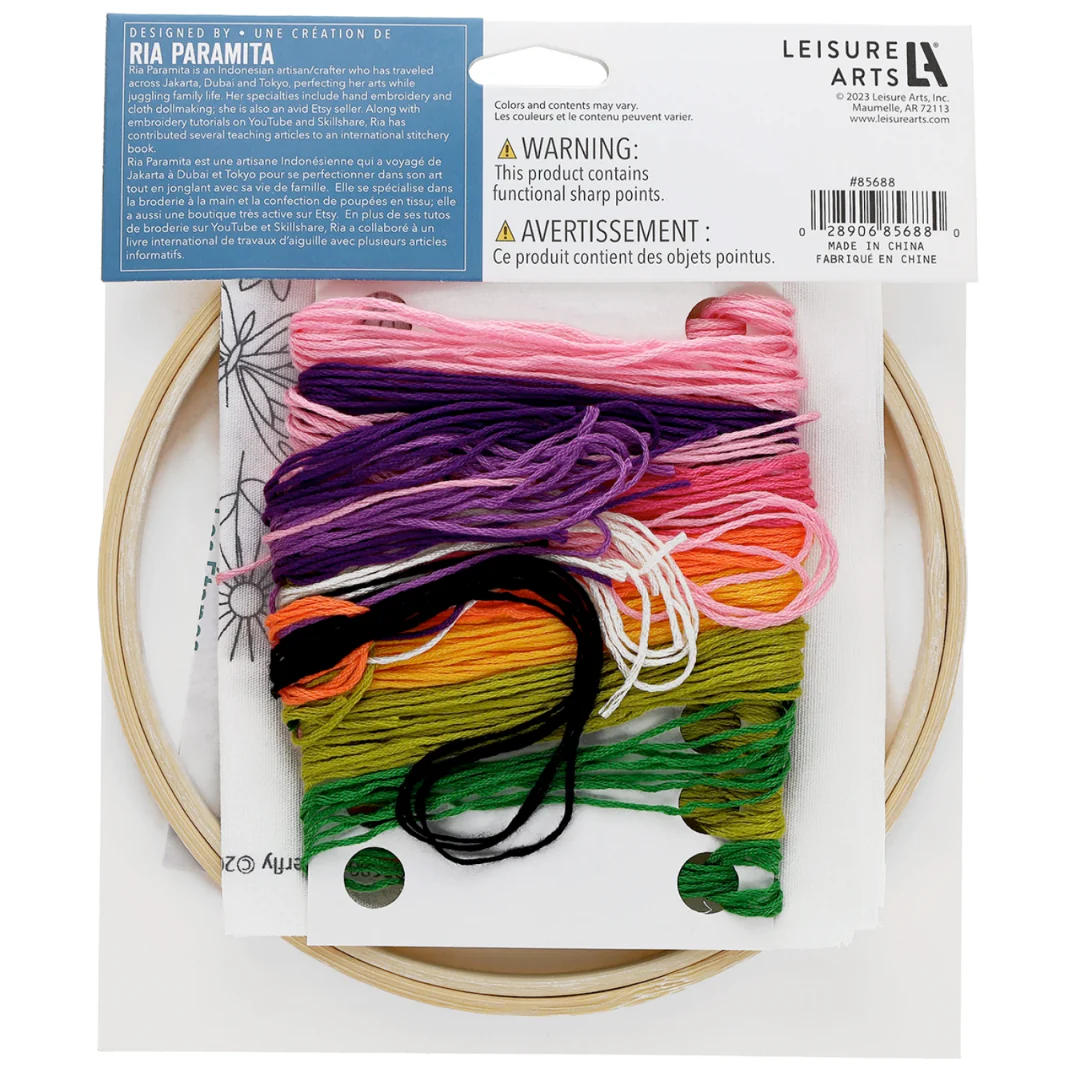 Butterfly Scatter 6" Embroidery Kit - Image 5