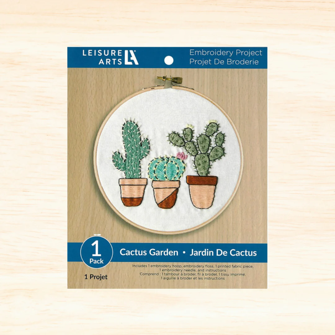 Cactus Garden 6" Embroidery Kit
