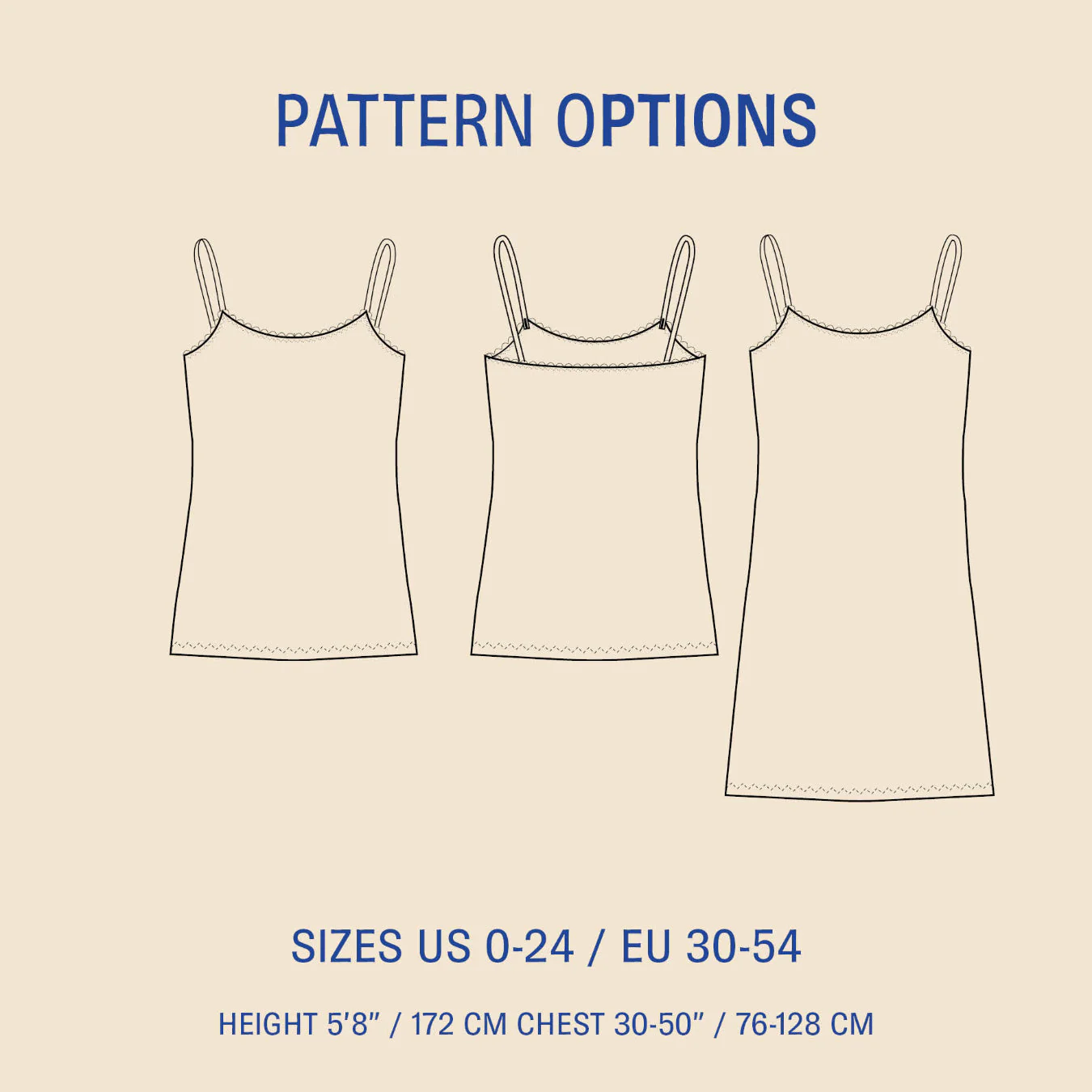 Wardrobe By Me Camisole - US 0-24 - PDF Pattern - Image 3