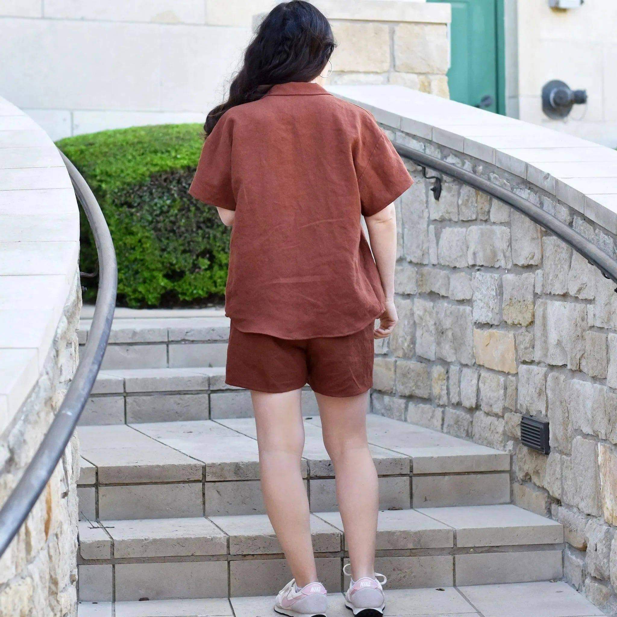 Wardrobe By Me Camp Shirt and Shorts - US 0-24 - PDF Pattern - Image 8