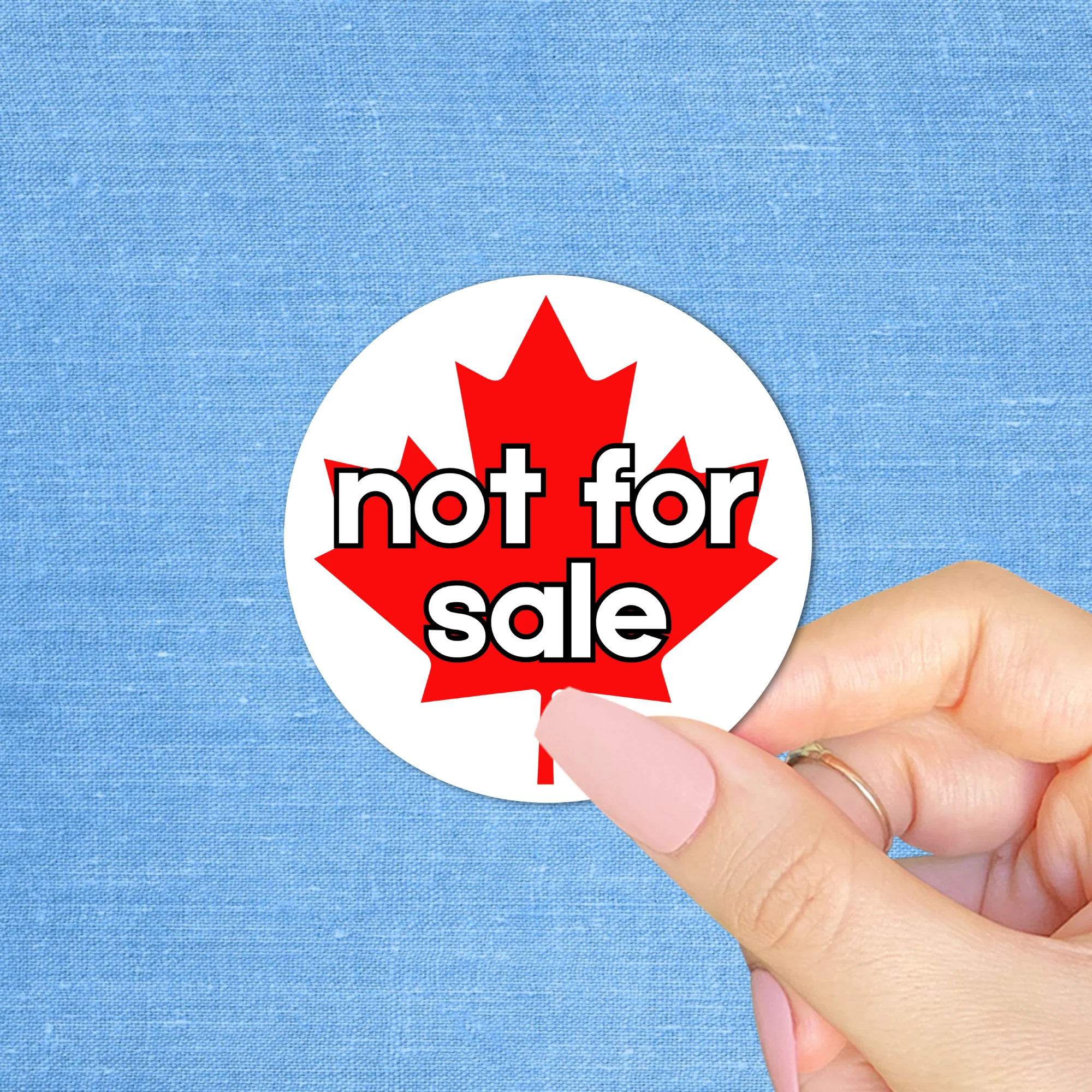 "Canada not for Sale" Sticker