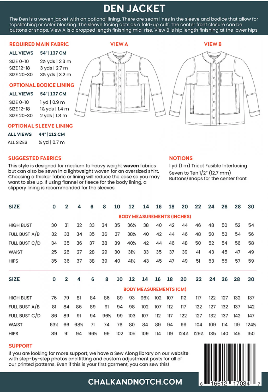 Chalk & Notch Den Jacket 0-30 - Image 17