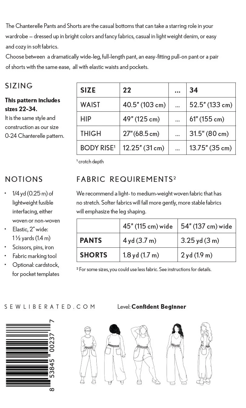 Sew Liberated Chanterelle Pants 22-34 - Image 6