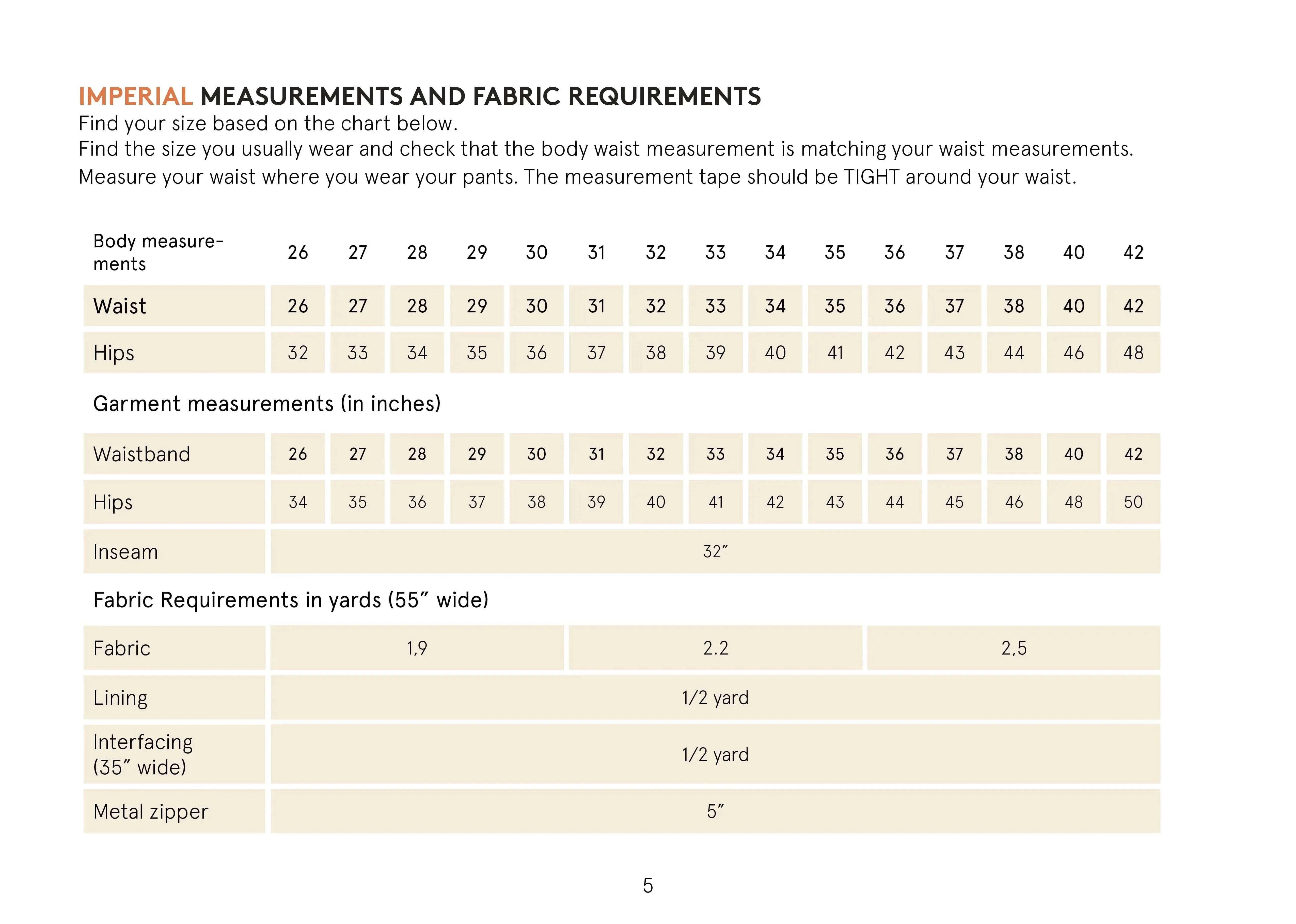 Wardrobe By Me Men's Chino Pants - Waist Size 26-42 - PDF Pattern - Image 6