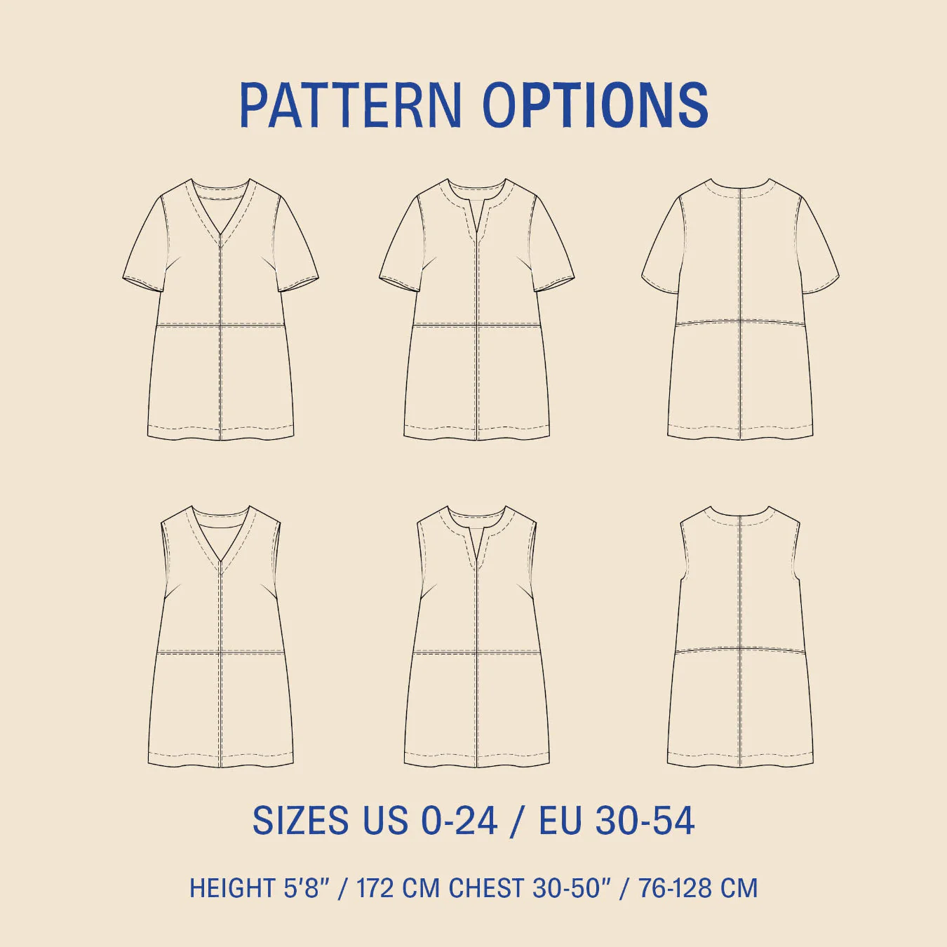 Wardrobe By Me City Dress - US 0-24 - PDF Pattern - Image 3