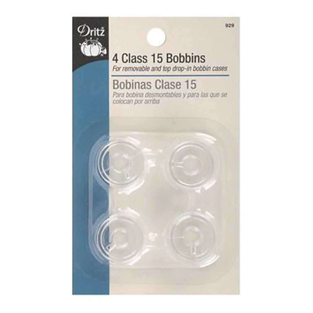 Class 15 Plastic Bobbins - 4 Pack
