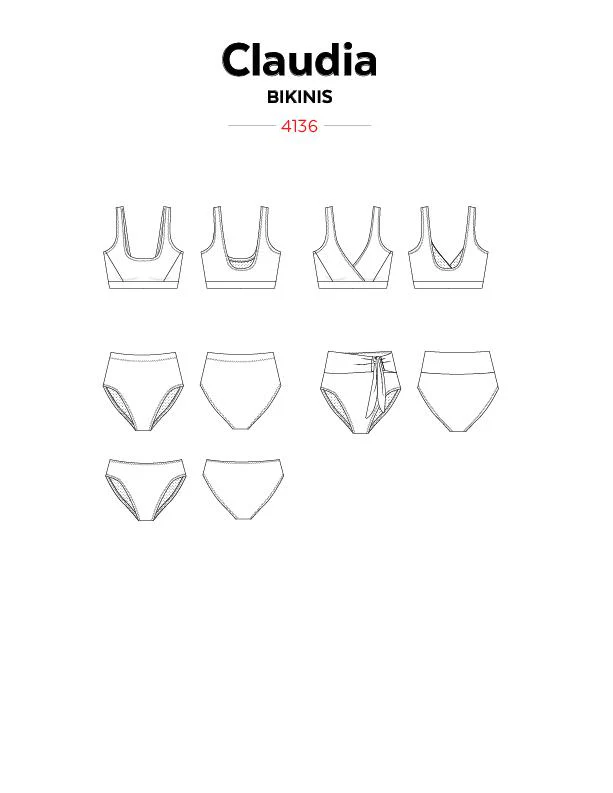 Jalie 4136 - Claudia Bikinis 2yrs - 2XL - Image 3