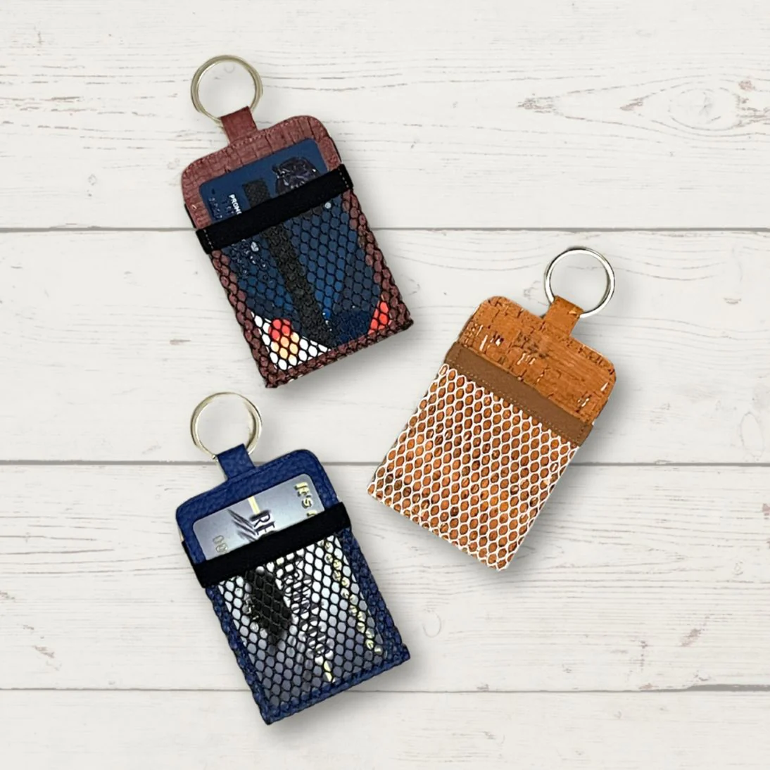 Around the Bobbin Cork Mini Wallet Pattern - Image 3