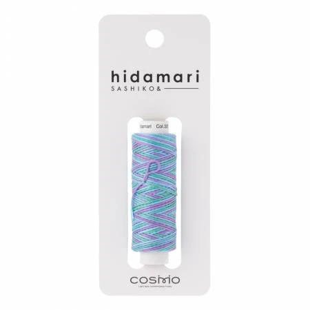 Cosmo Hidamari Sashiko Thread 30m - Variegated Colours - Image 17