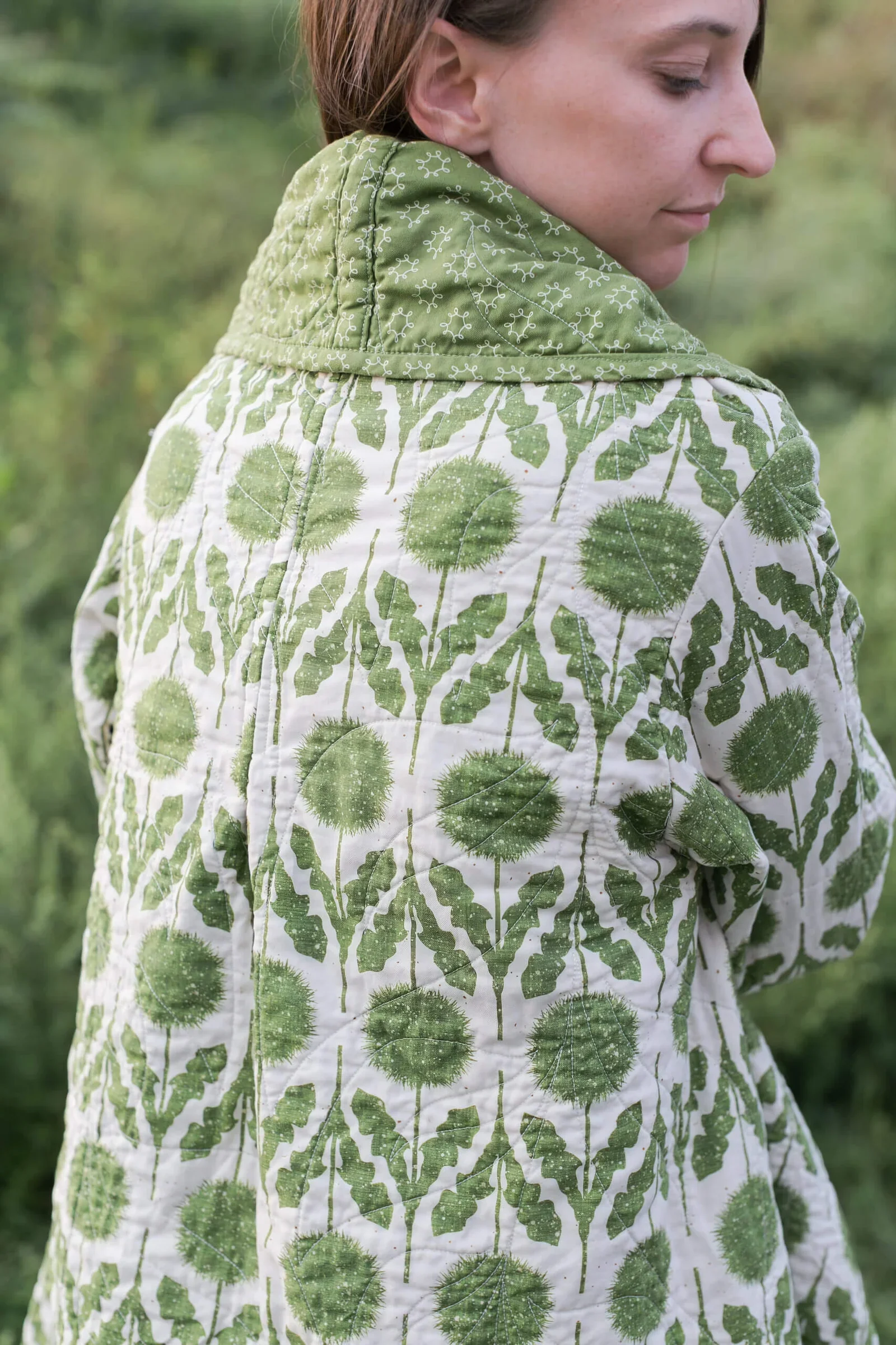 Cozy Cascade Quilted Cardigan - Image 3
