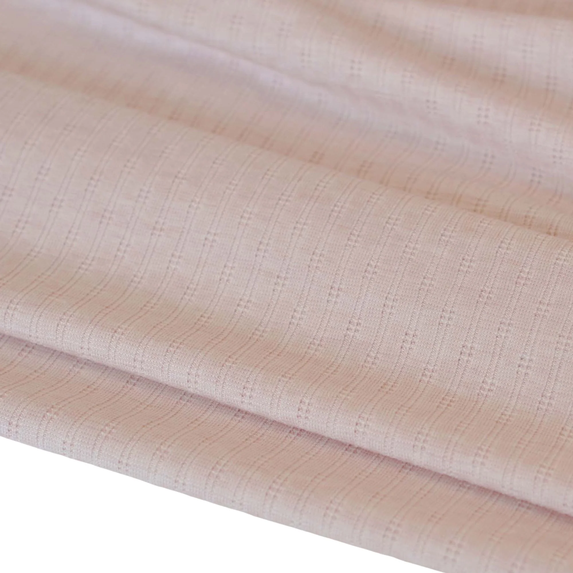 Cozy Lines Pointelle Knit in Blush