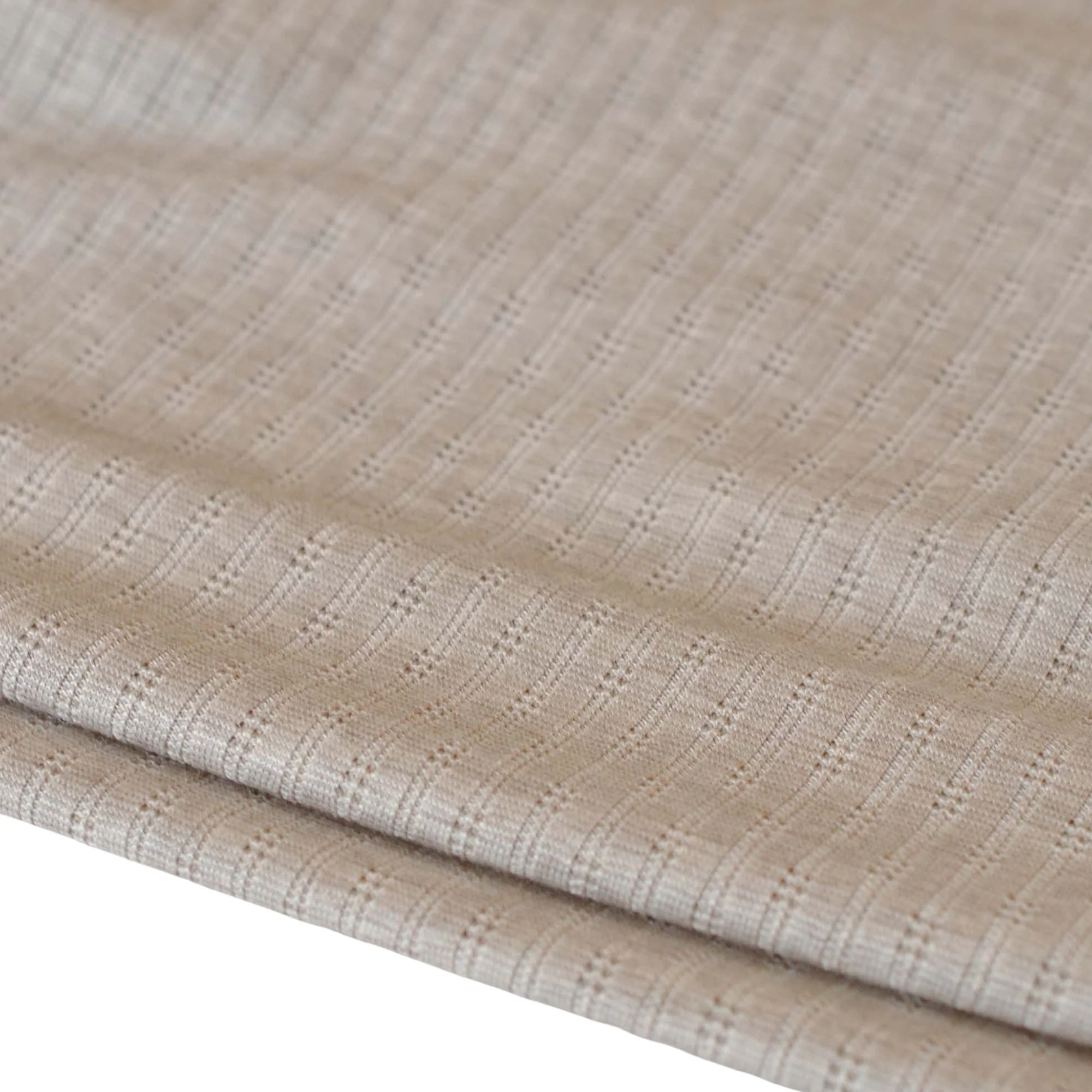 Cozy Lines Pointelle Knit in Taupe