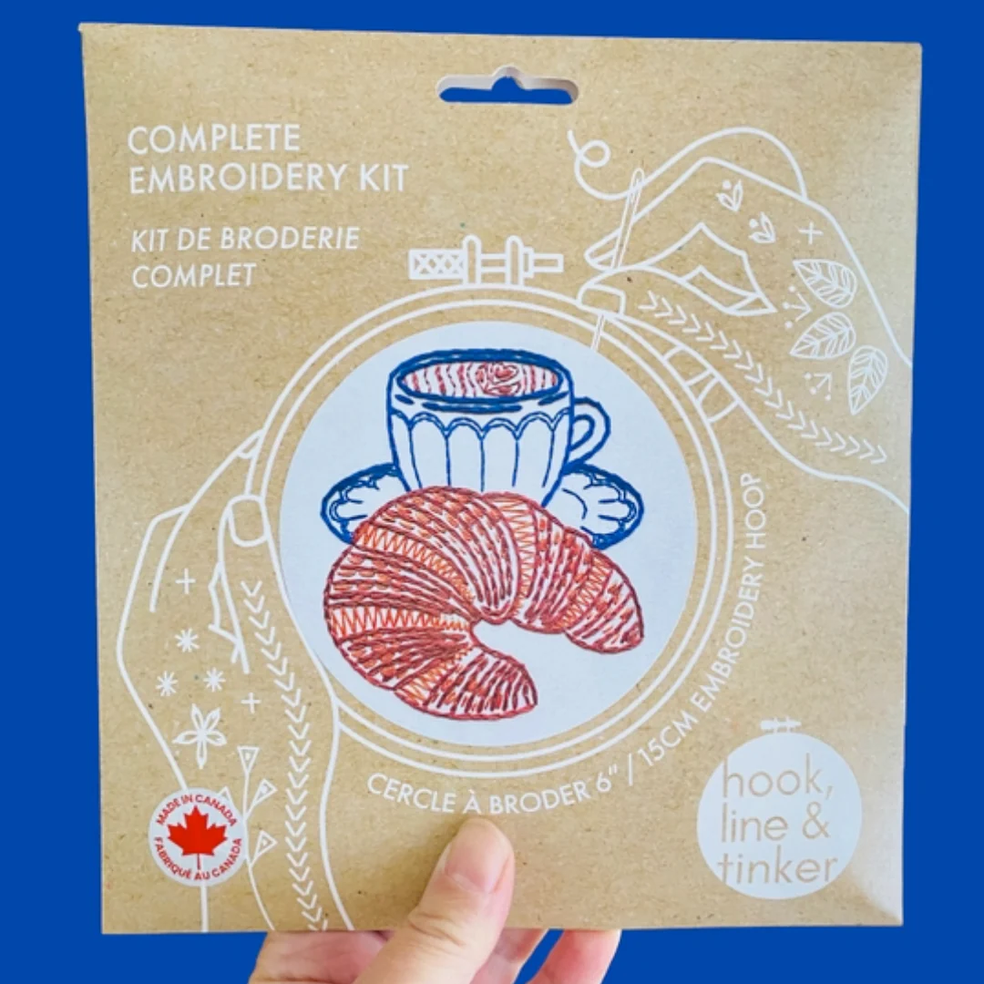 Croissant Embroidery Kit - Image 2