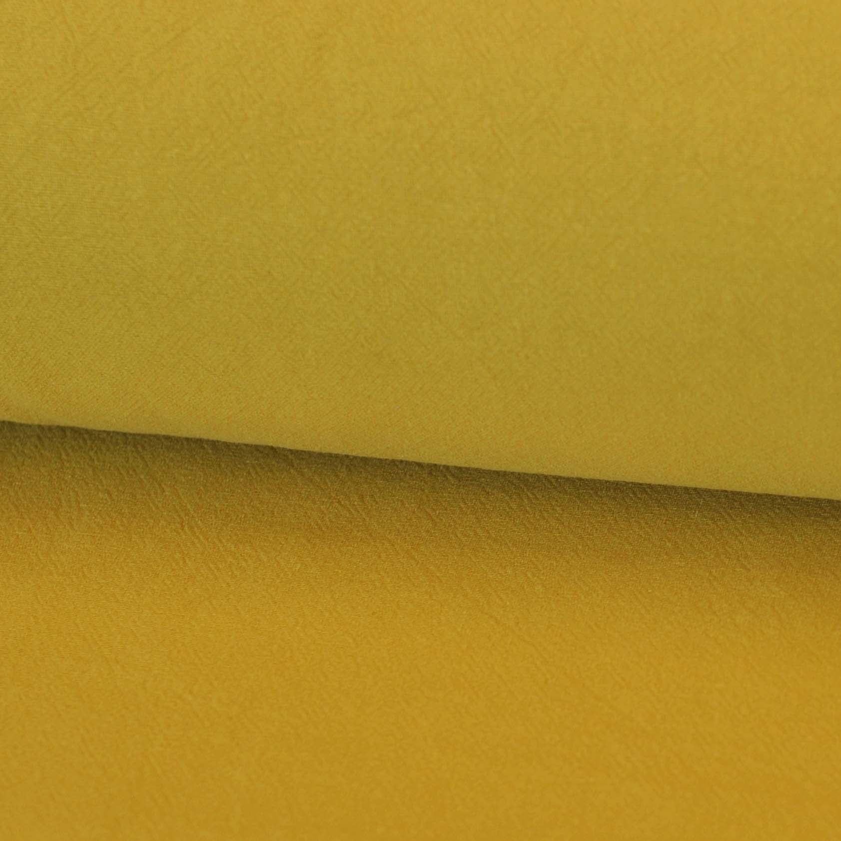 Crumpled Cotton Shirting II in Curry - Image 2