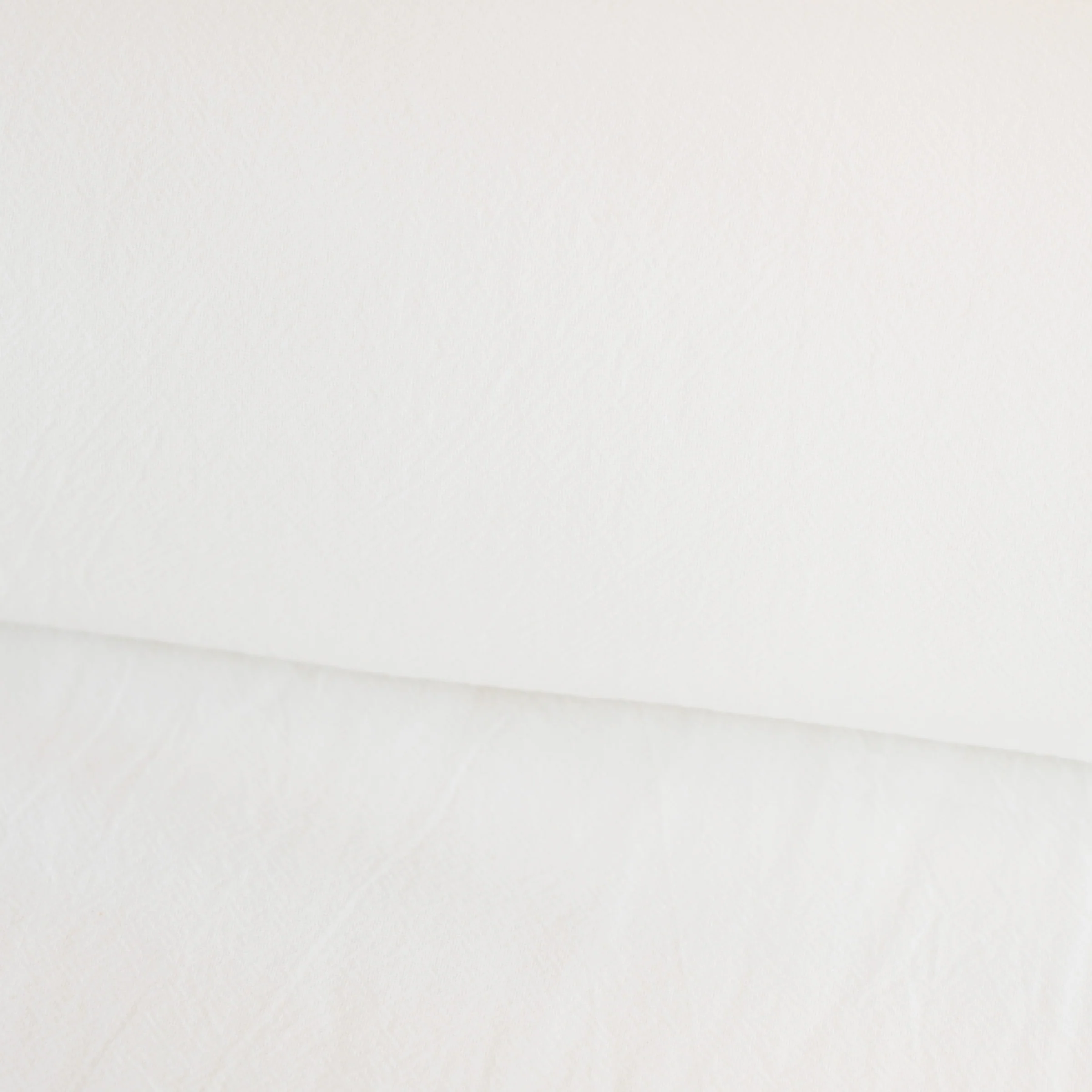 Crumpled Cotton Shirting II in Ivory - Image 2