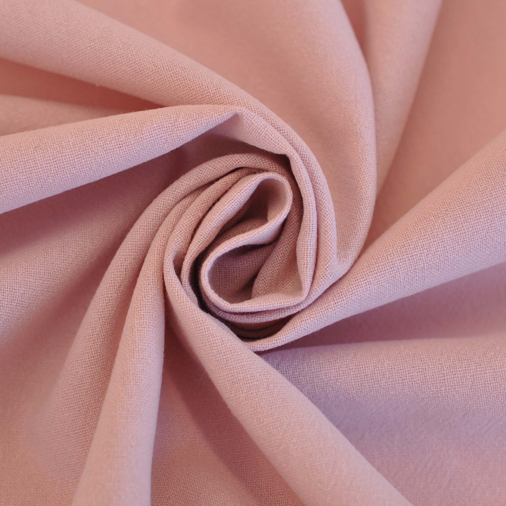 Crumpled Cotton Shirting II in Pink - Image 3