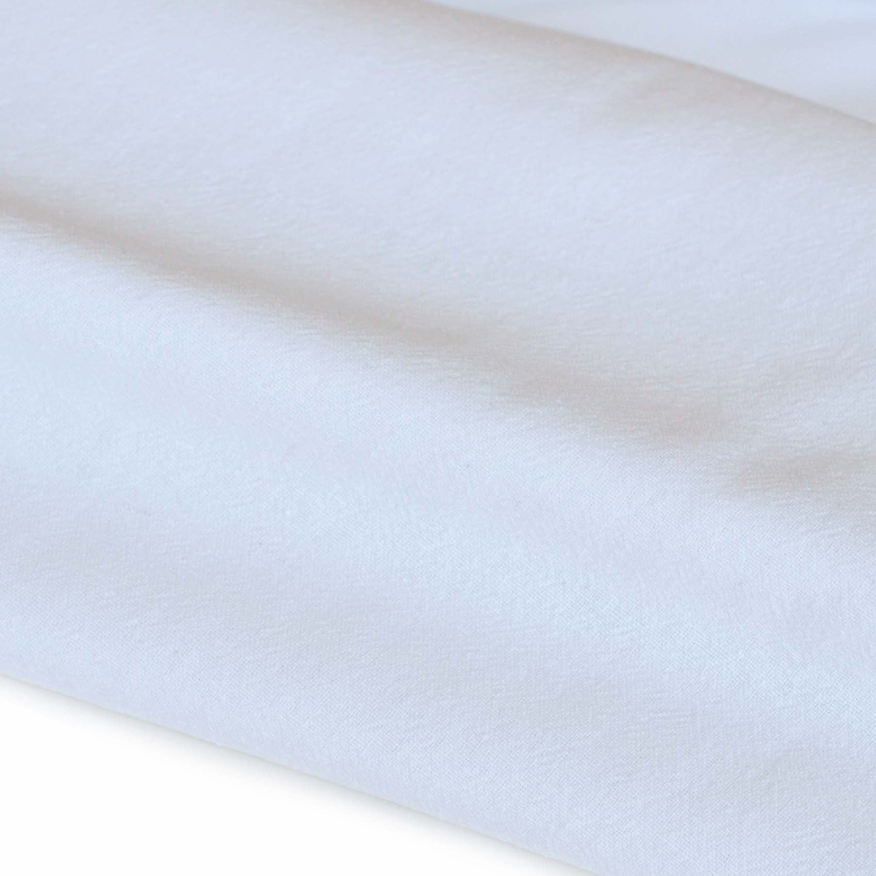 Crumpled Cotton Shirting II in White