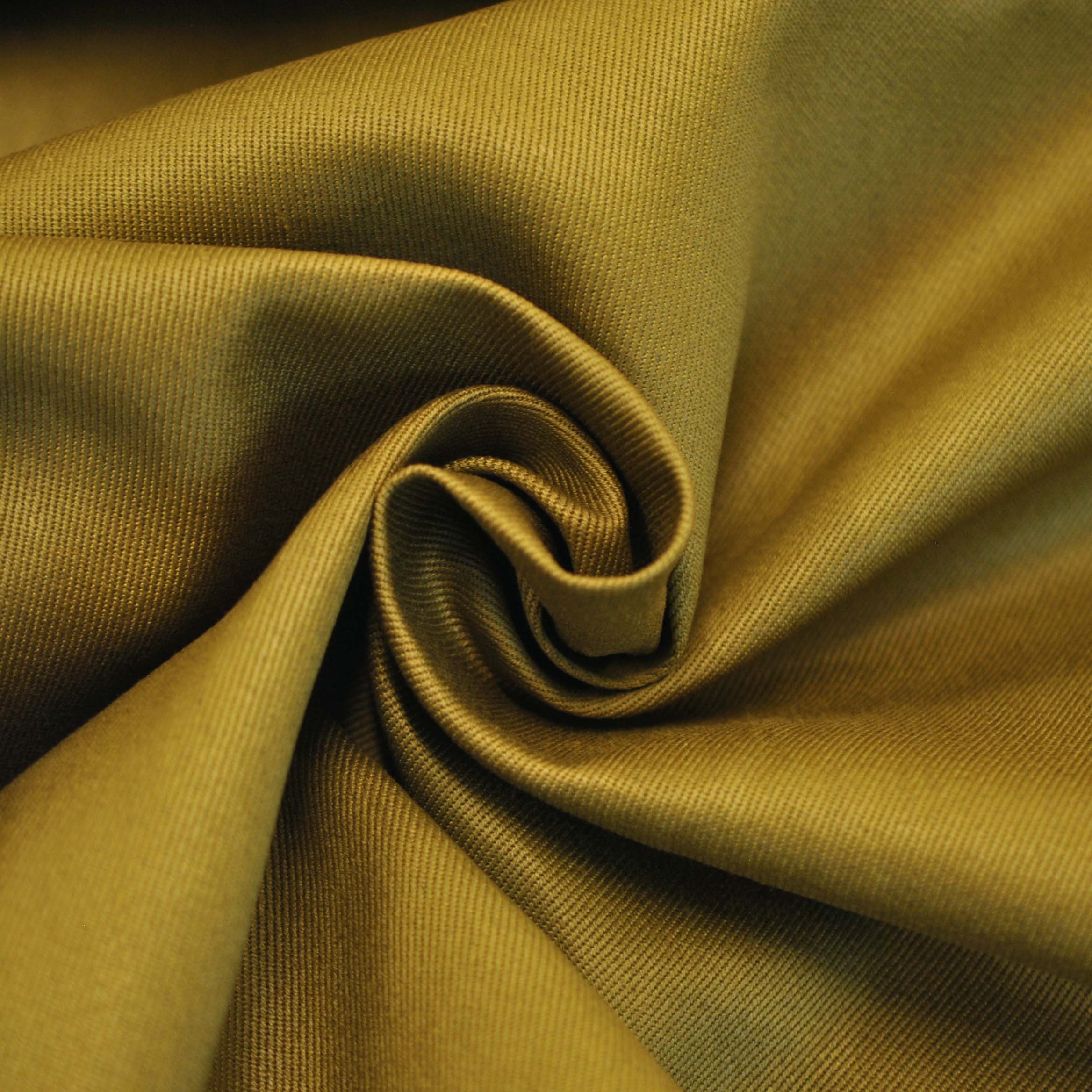 Deadstock Viscose Blend Gabardine in Olive Green - Image 3