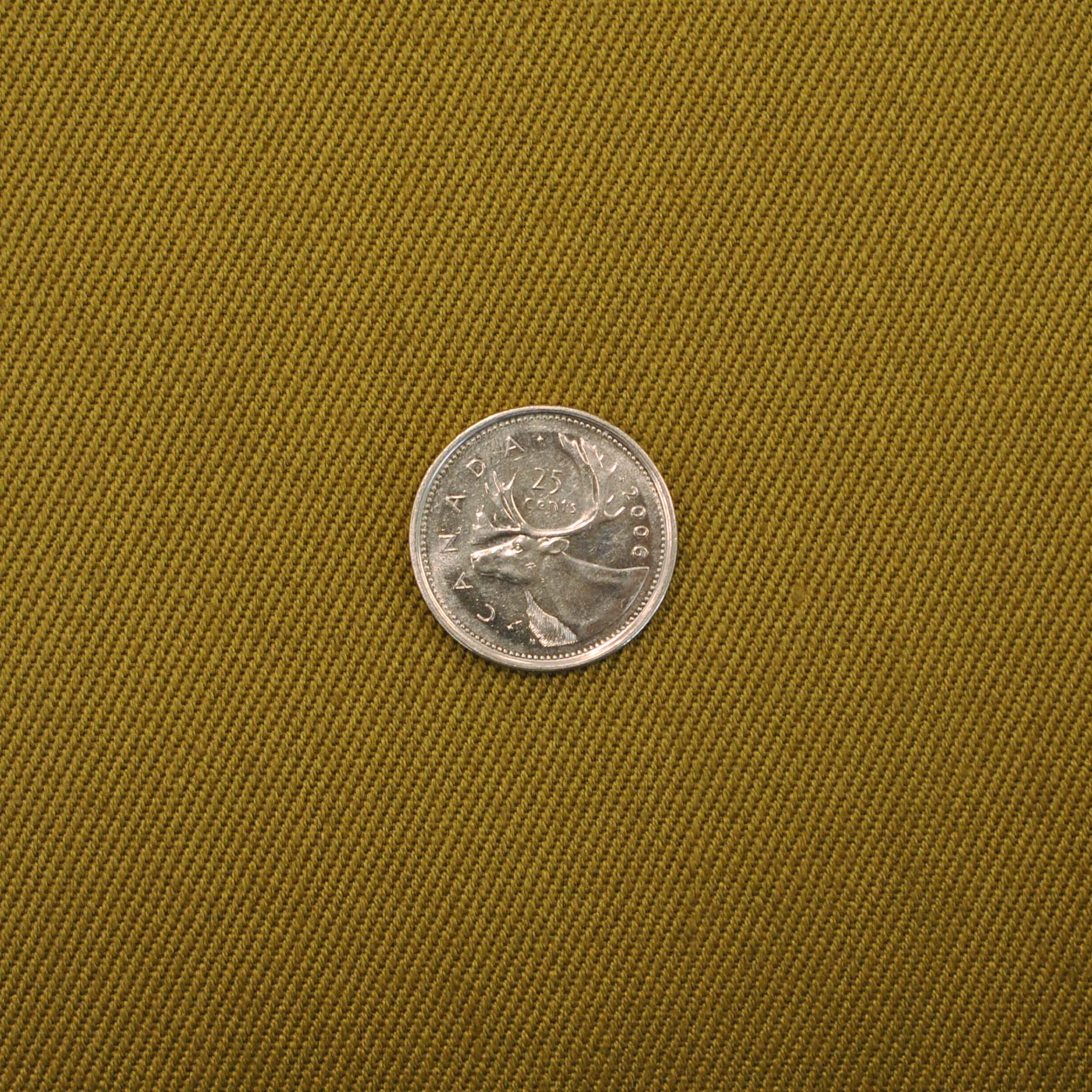 Deadstock Viscose Blend Gabardine in Olive Green - Image 4