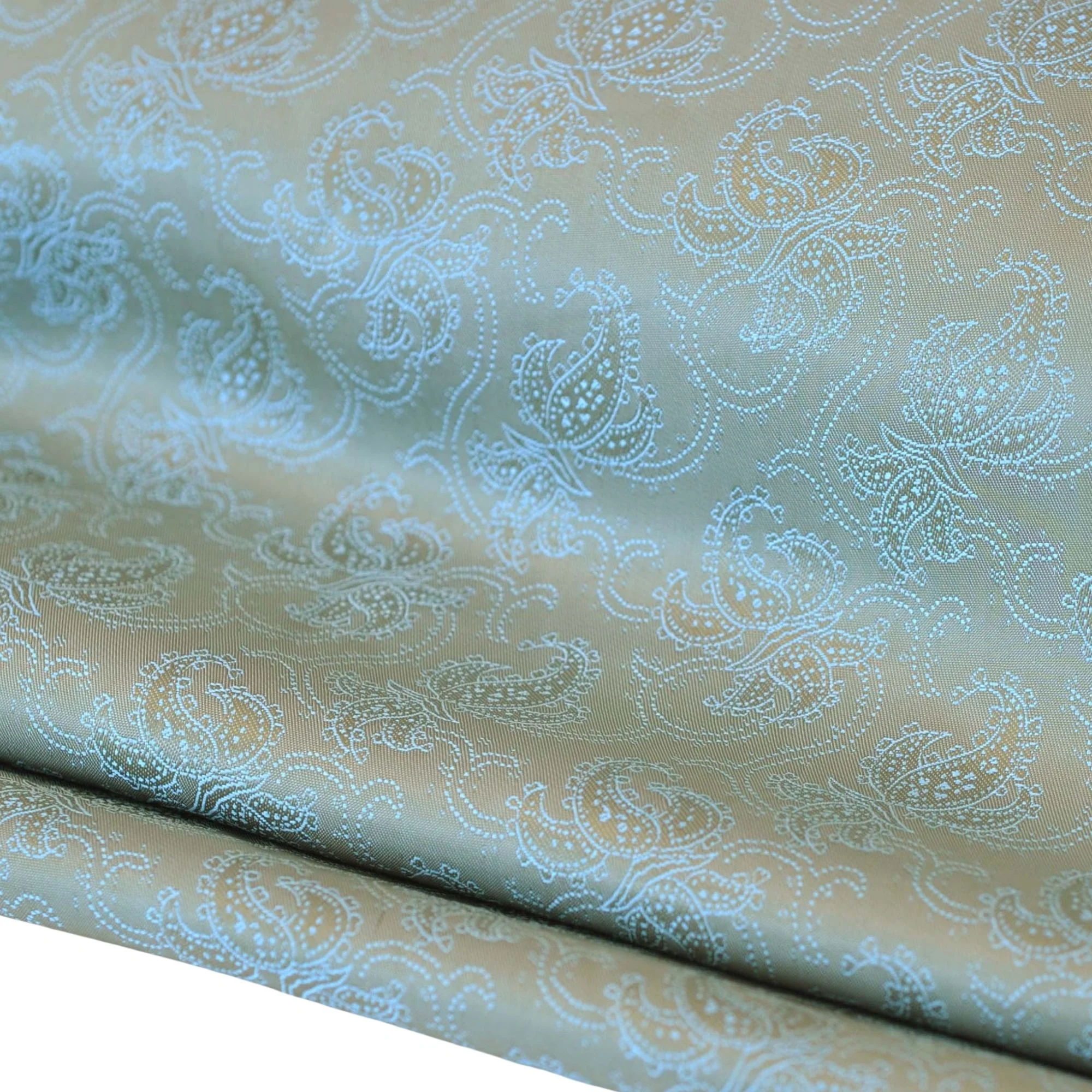 Deadstock Paisley in Green and Blue