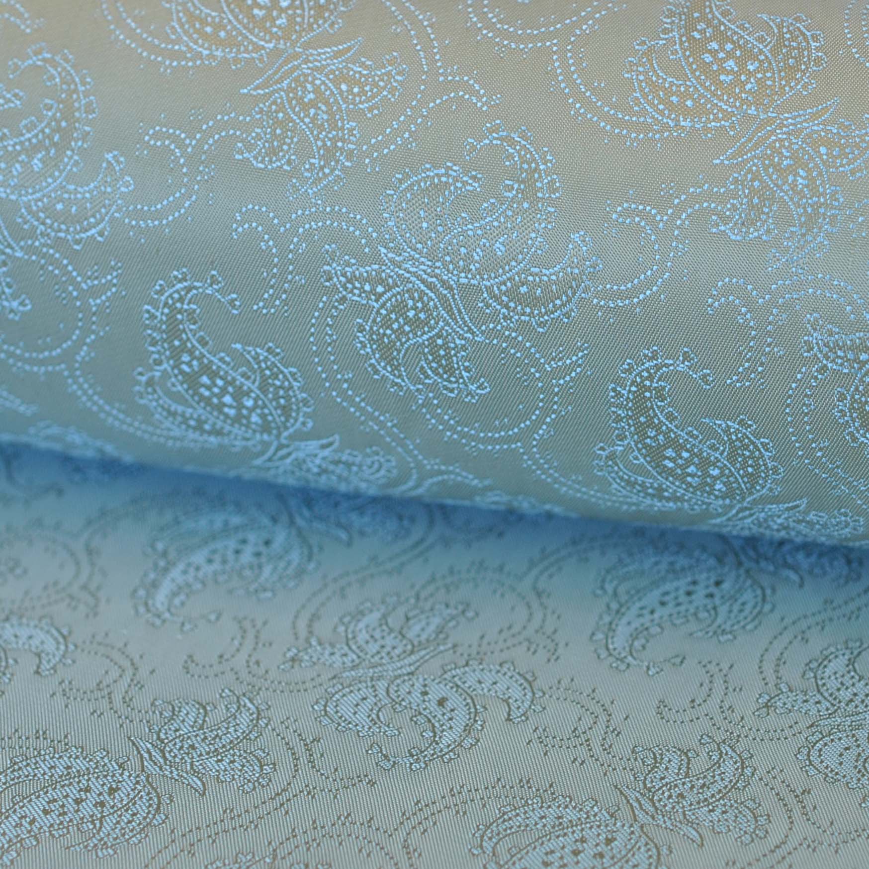 Deadstock Paisley in Green and Blue - Image 2