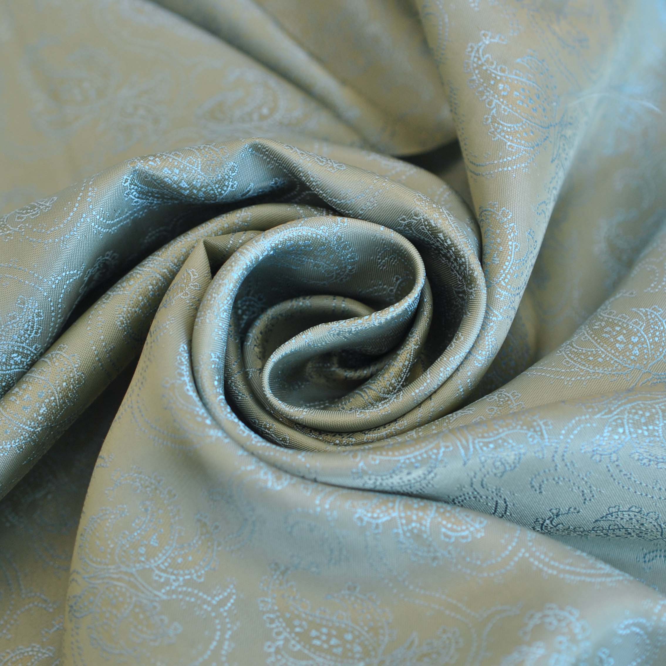 Deadstock Paisley in Green and Blue - Image 3