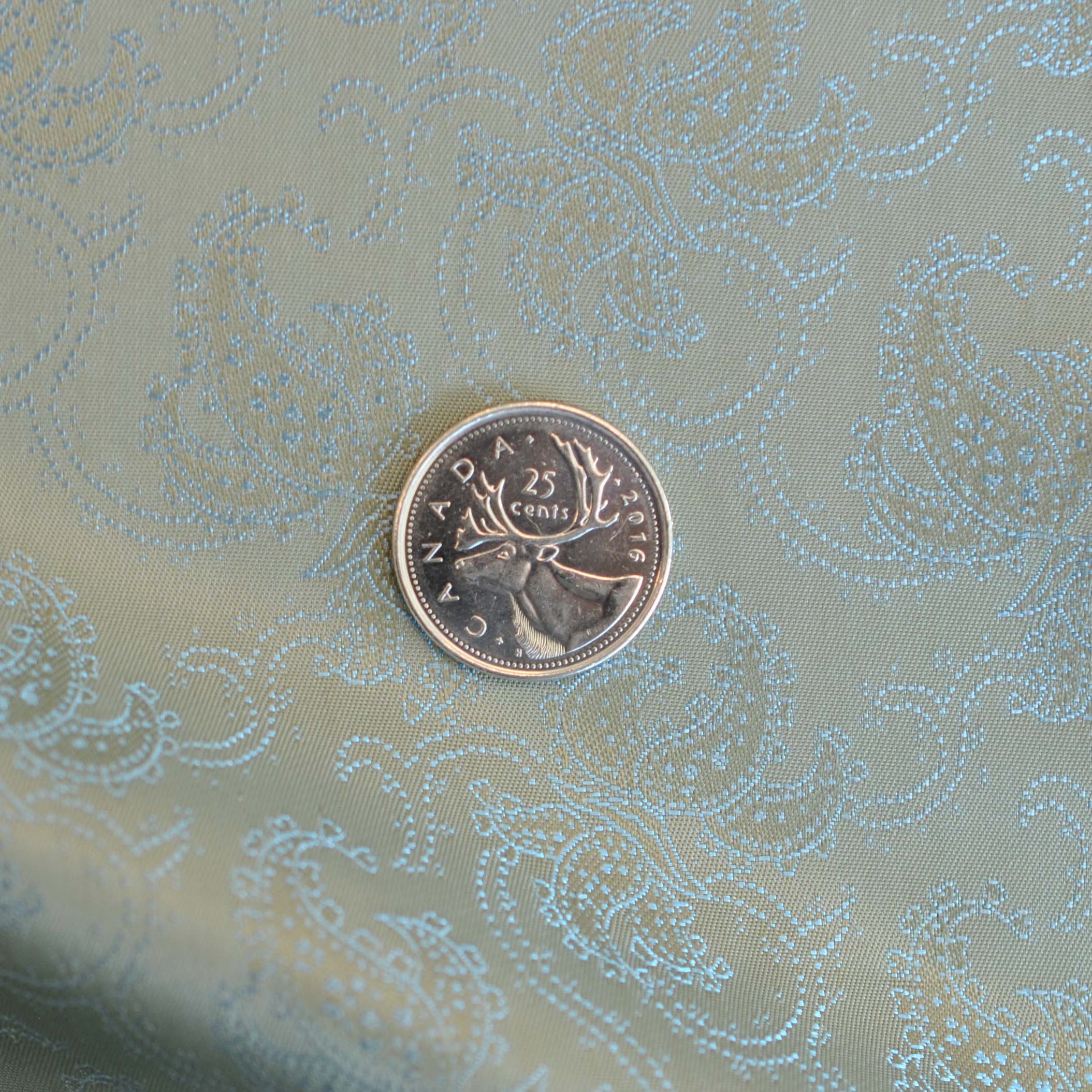Deadstock Paisley in Green and Blue - Image 4