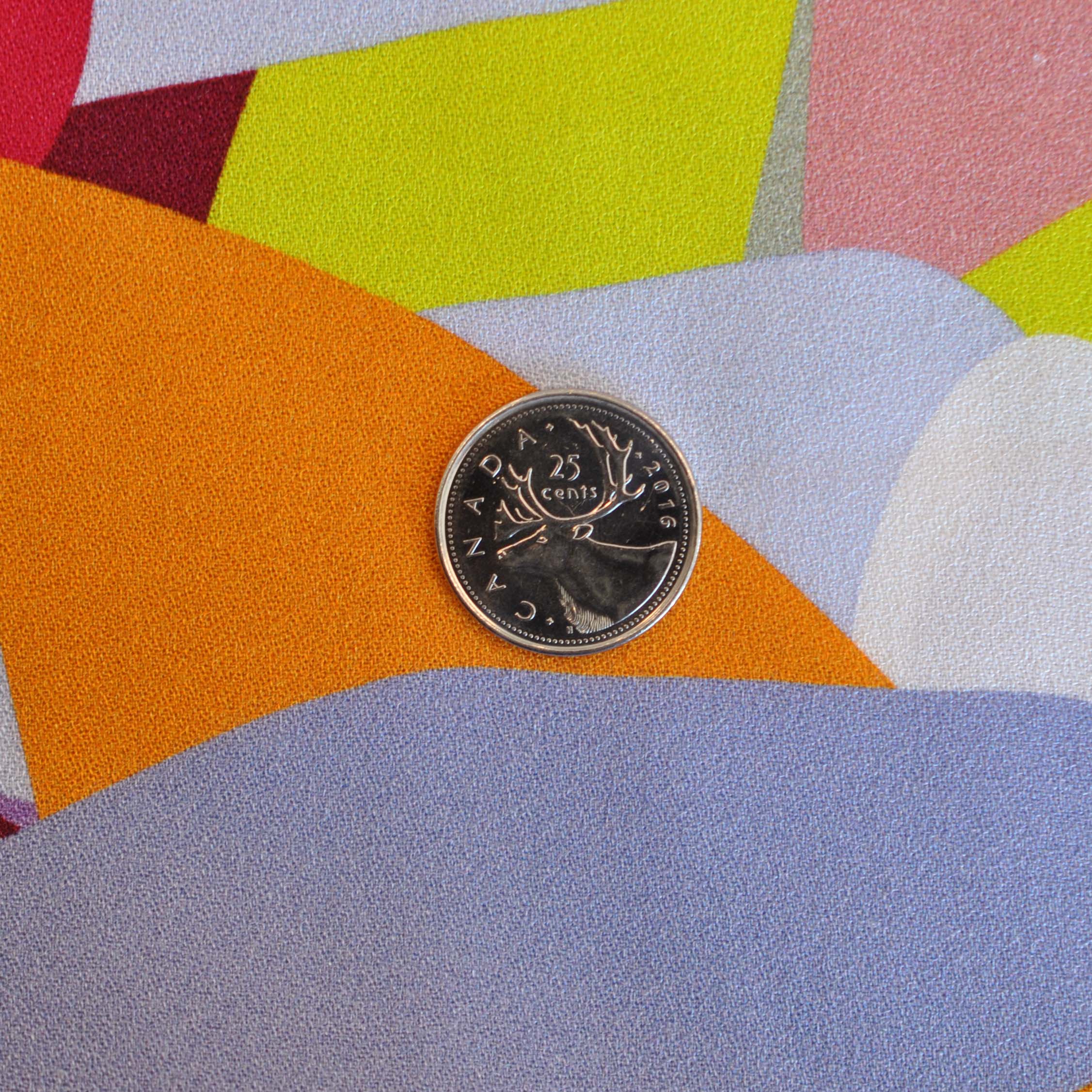 Deadstock Rayon Crepe in Multicolour - Image 4