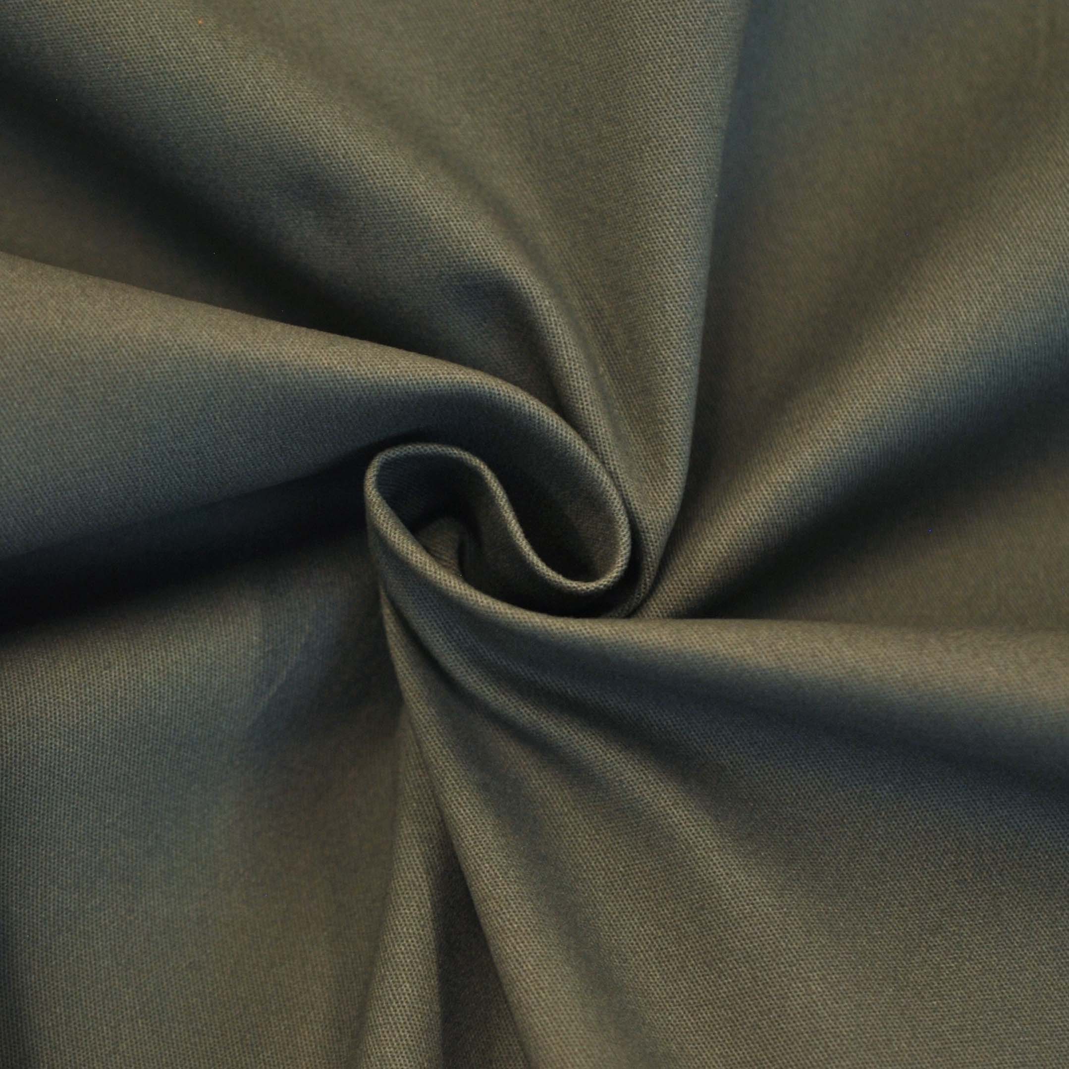 Deadstock Heavyweight Twill in Forest Green - Image 3