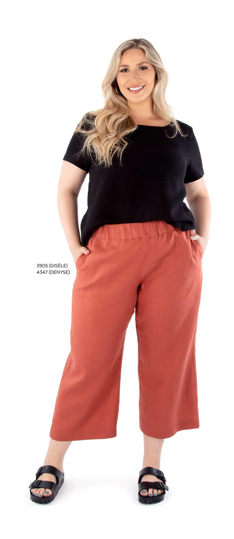 Jalie 4347 - Denyse Pull-On Woven Pants & Shorts 2yrs - 2XL - Image 2