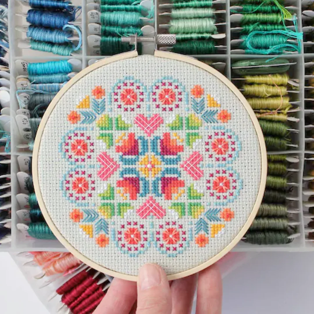 Diana Watters Handmade Hummingbird Paradise Cross Stitch Kit - Image 3