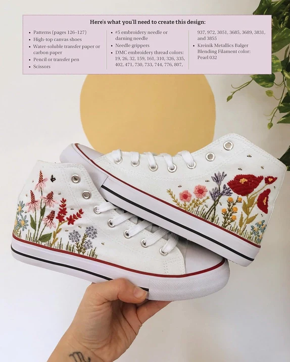 DIY Embroidered Shoes - Image 3