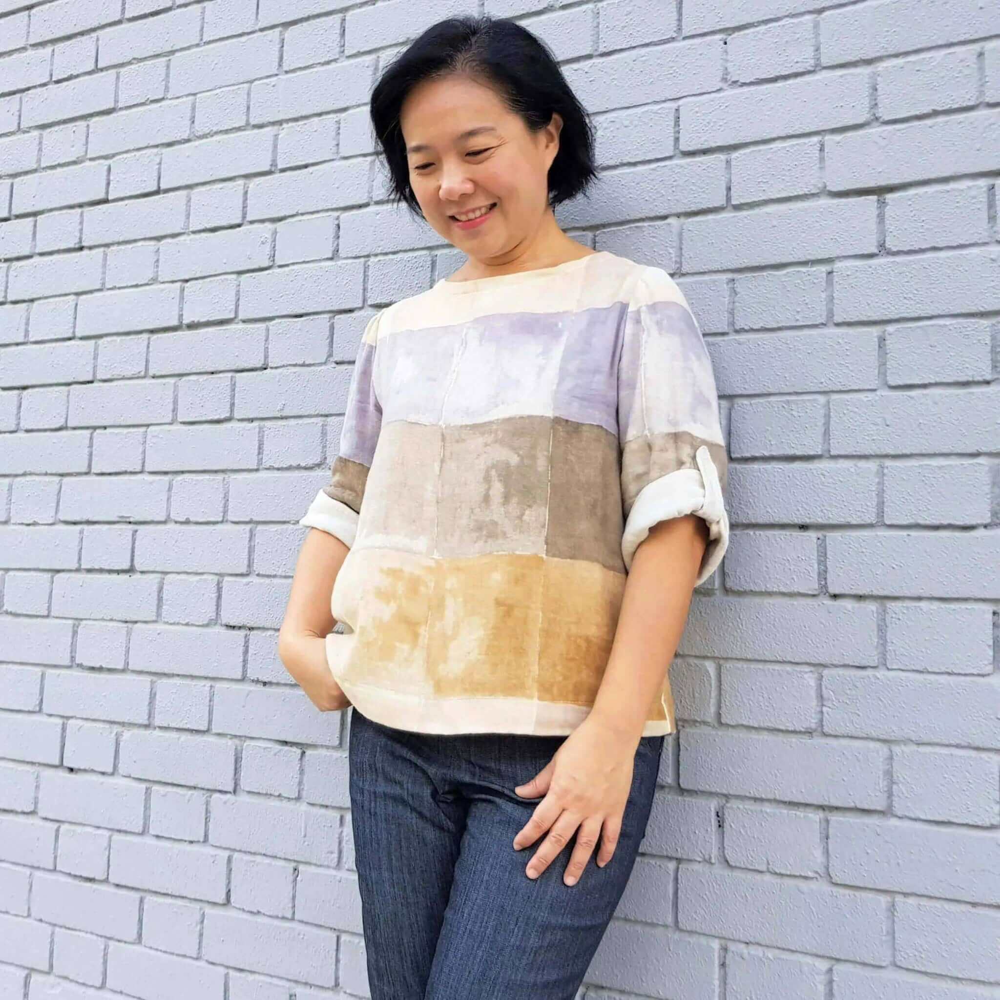 Wardrobe By Me Double Gauze T-Shirt - US 0-24 - PDF Pattern - Image 9